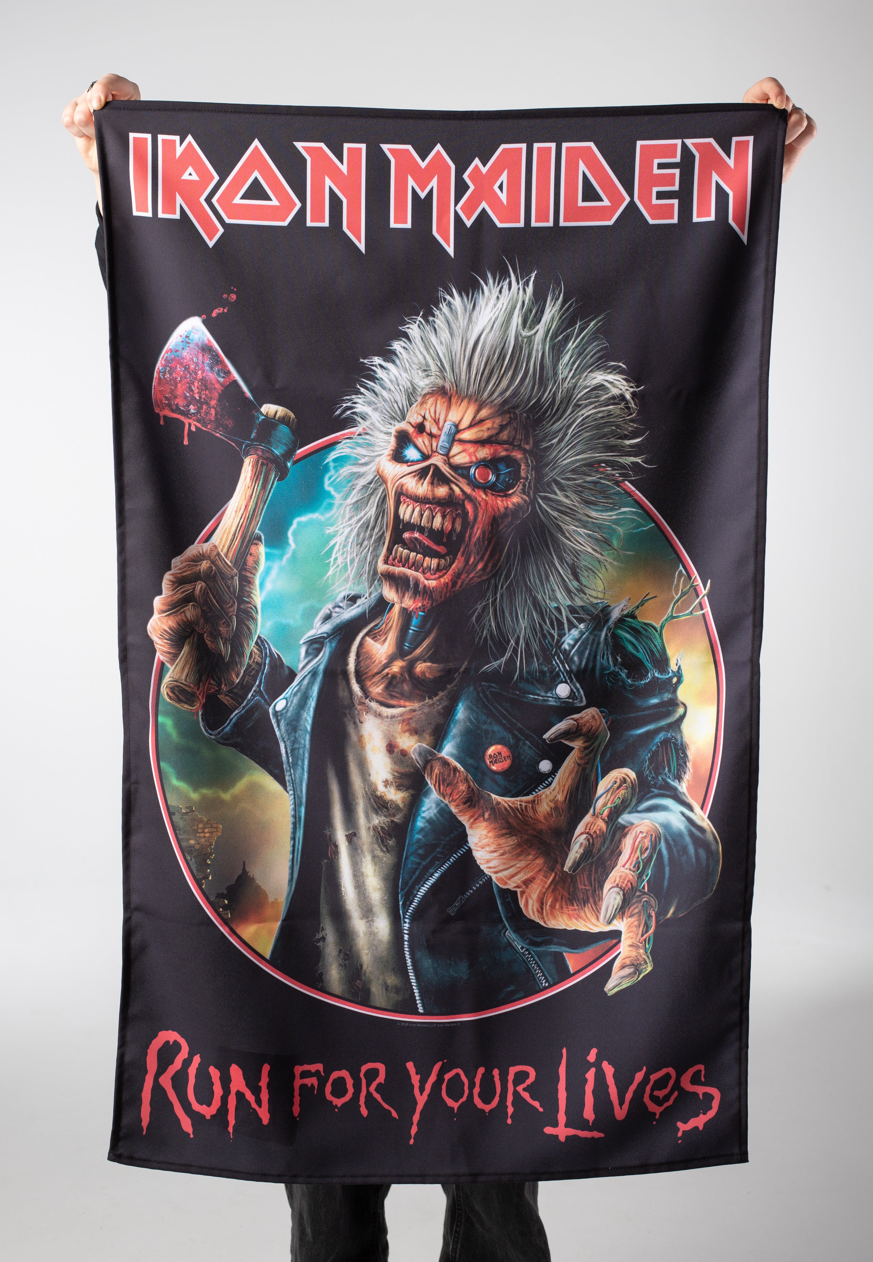 Iron Maiden Run For Your Lives - Flag | Impericon