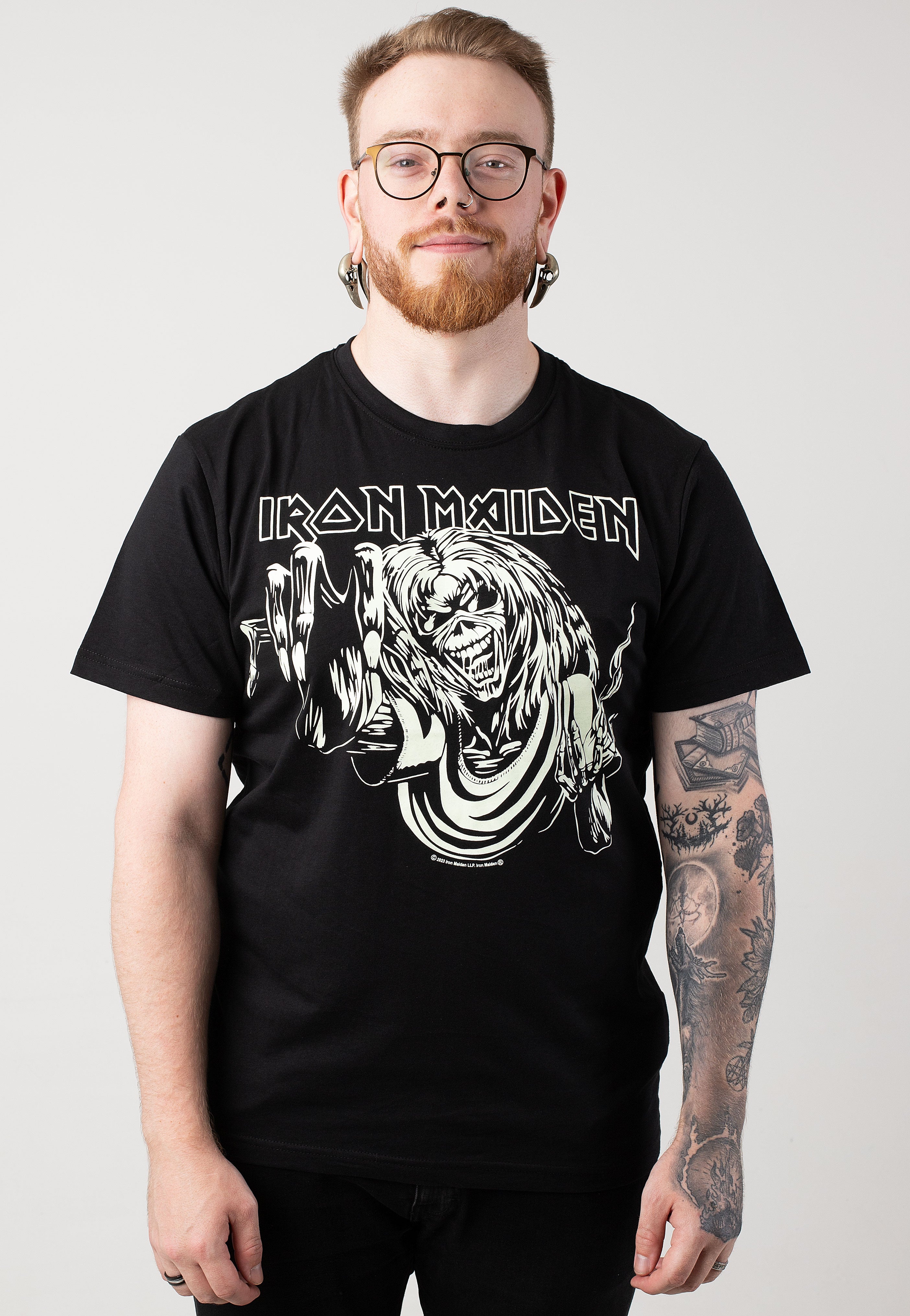 Brandit x Iron Maiden - Eddy Glow - T-Shirt | Impericon