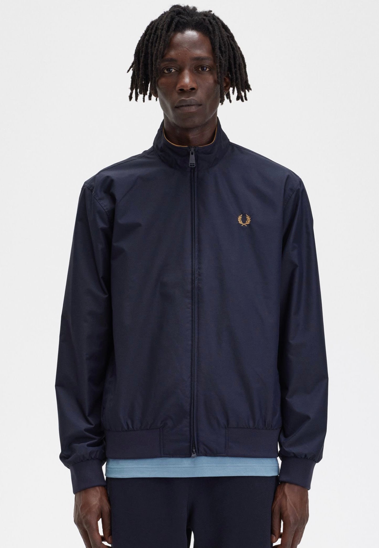Fred Perry Brentham Navy - Jacket | Impericon