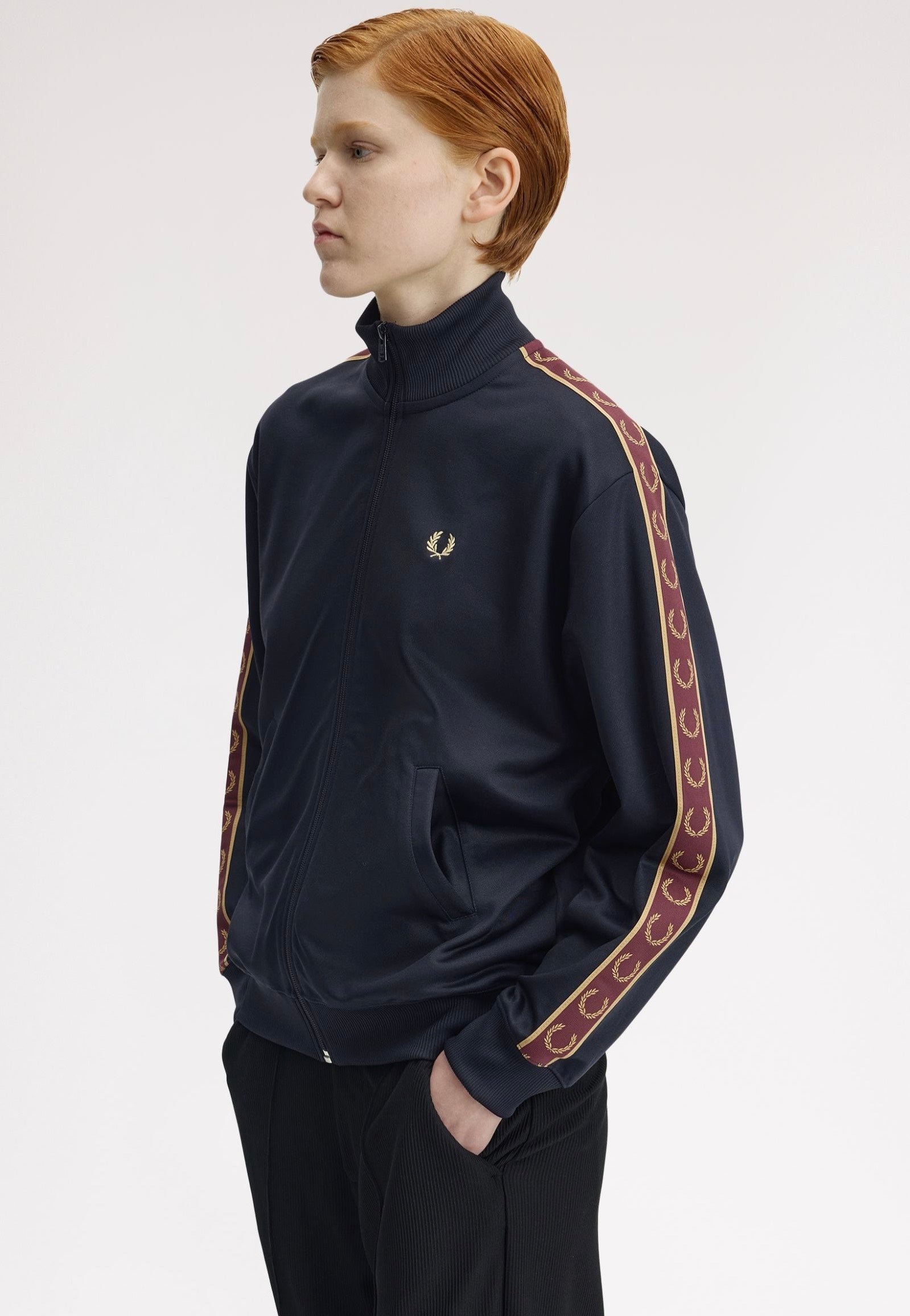 Fred Perry - Taped Navy - Track Jacket | Impericon