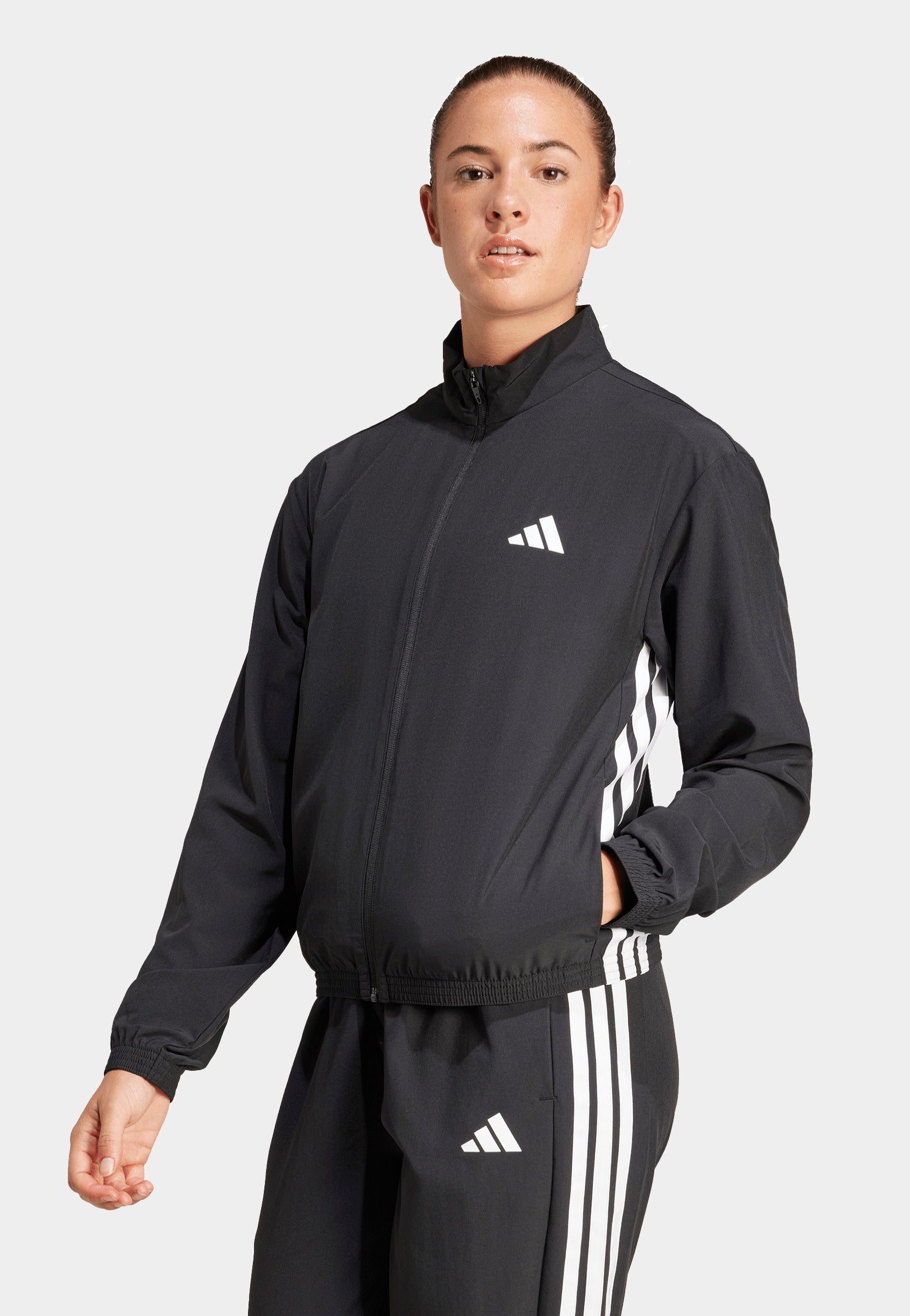 Adidas WE 3S Woven Black/White - Track Jacket | Impericon