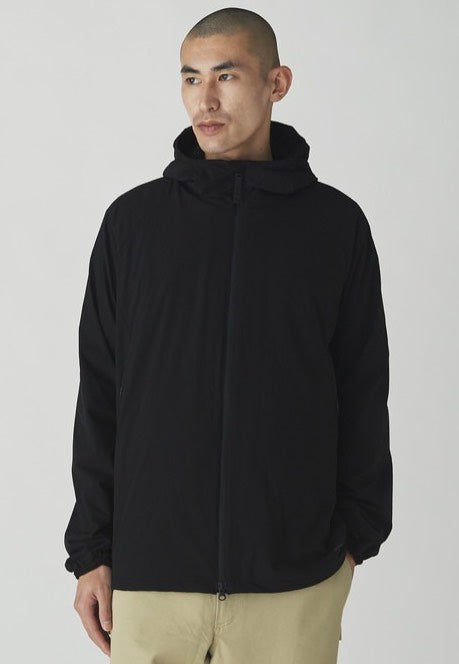 スノーボード qmile LAYER HOODED JACKET BLACK KOMUNE | Black Hooded Jacket