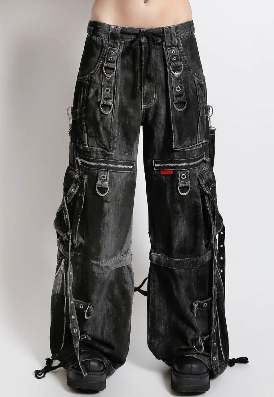 Tripp NYC - X-Strap Black Ink Wash Denim - Jeans | Impericon