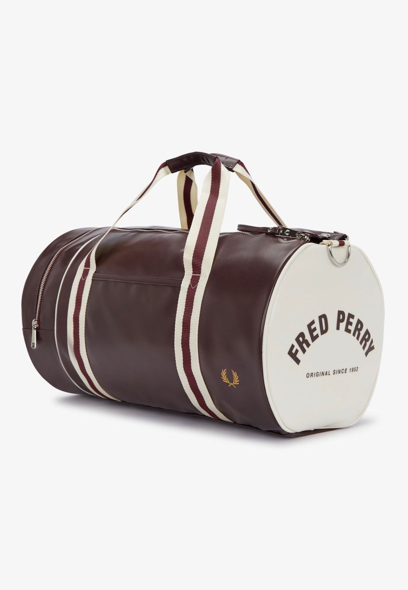 Fred Perry Classic Barrel Oxblood/Ecru - Dufflebag | Impericon