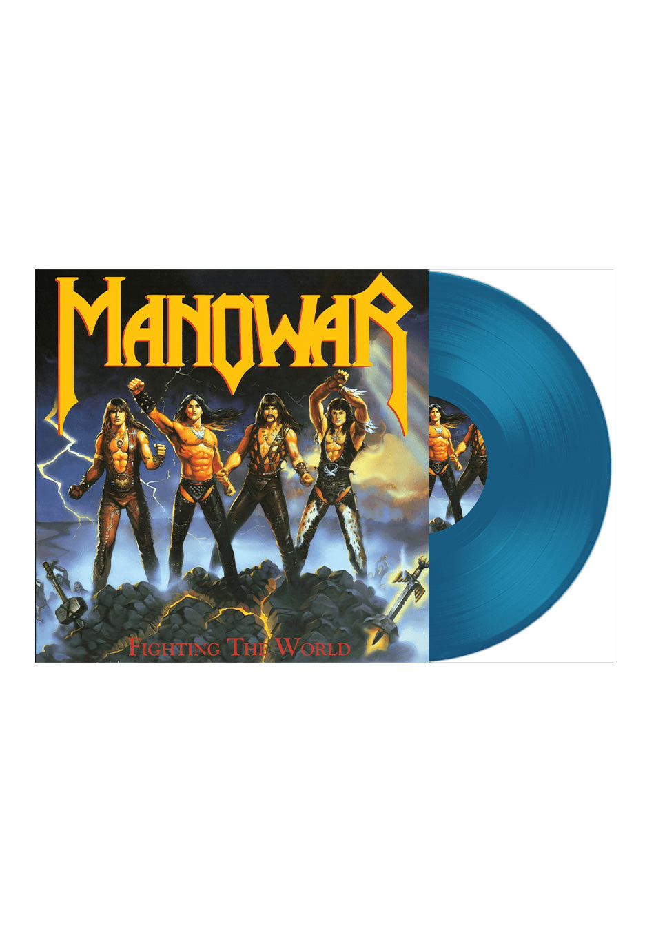 Manowar Fighting The World Ltd. Blue - Colored Vinyl | Impericon