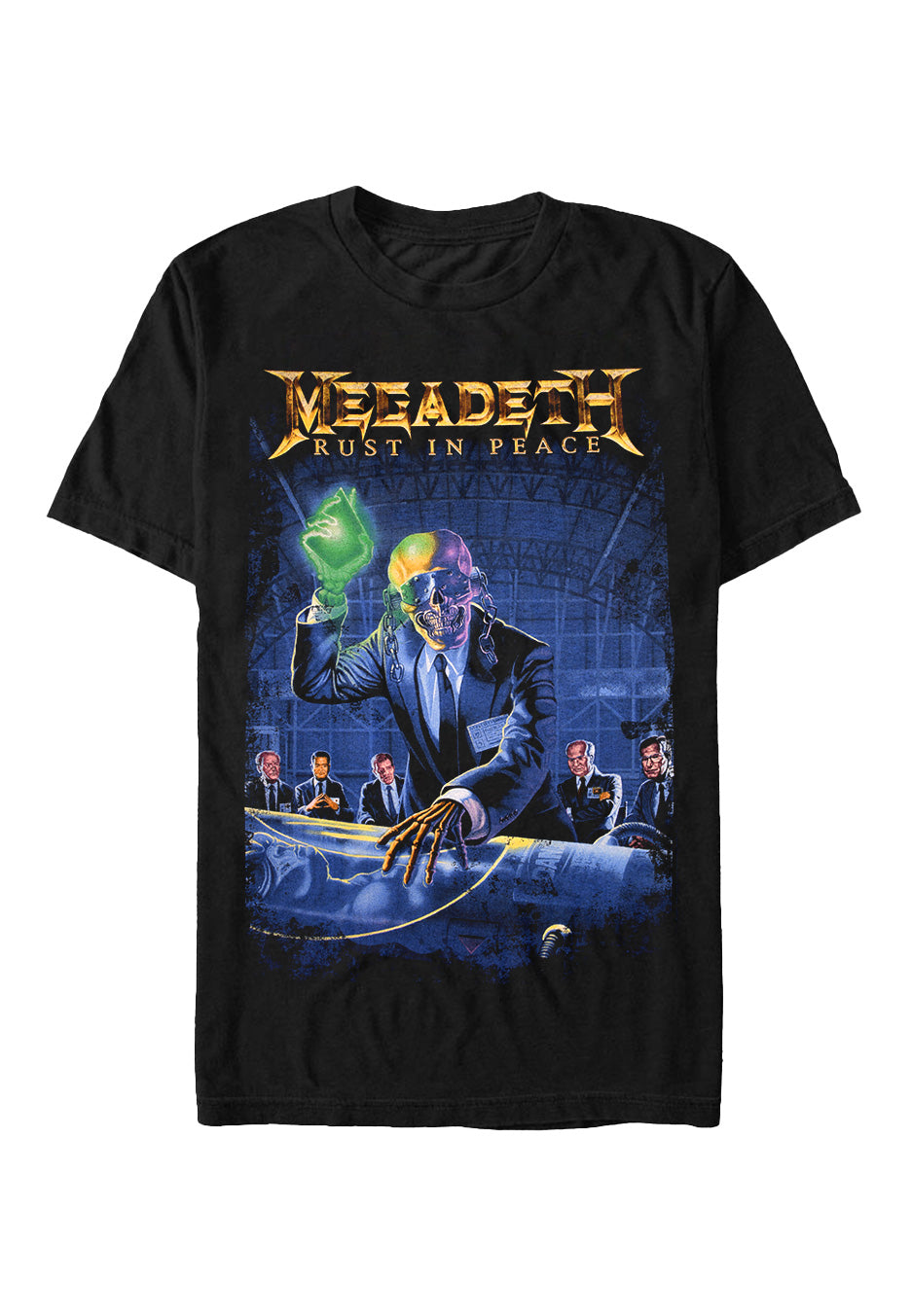 RUST IN PEACE【L】BLACK G.O.A.T Megadeth Rust In Peace 30th Anniversary - T-Shirt | Impericon