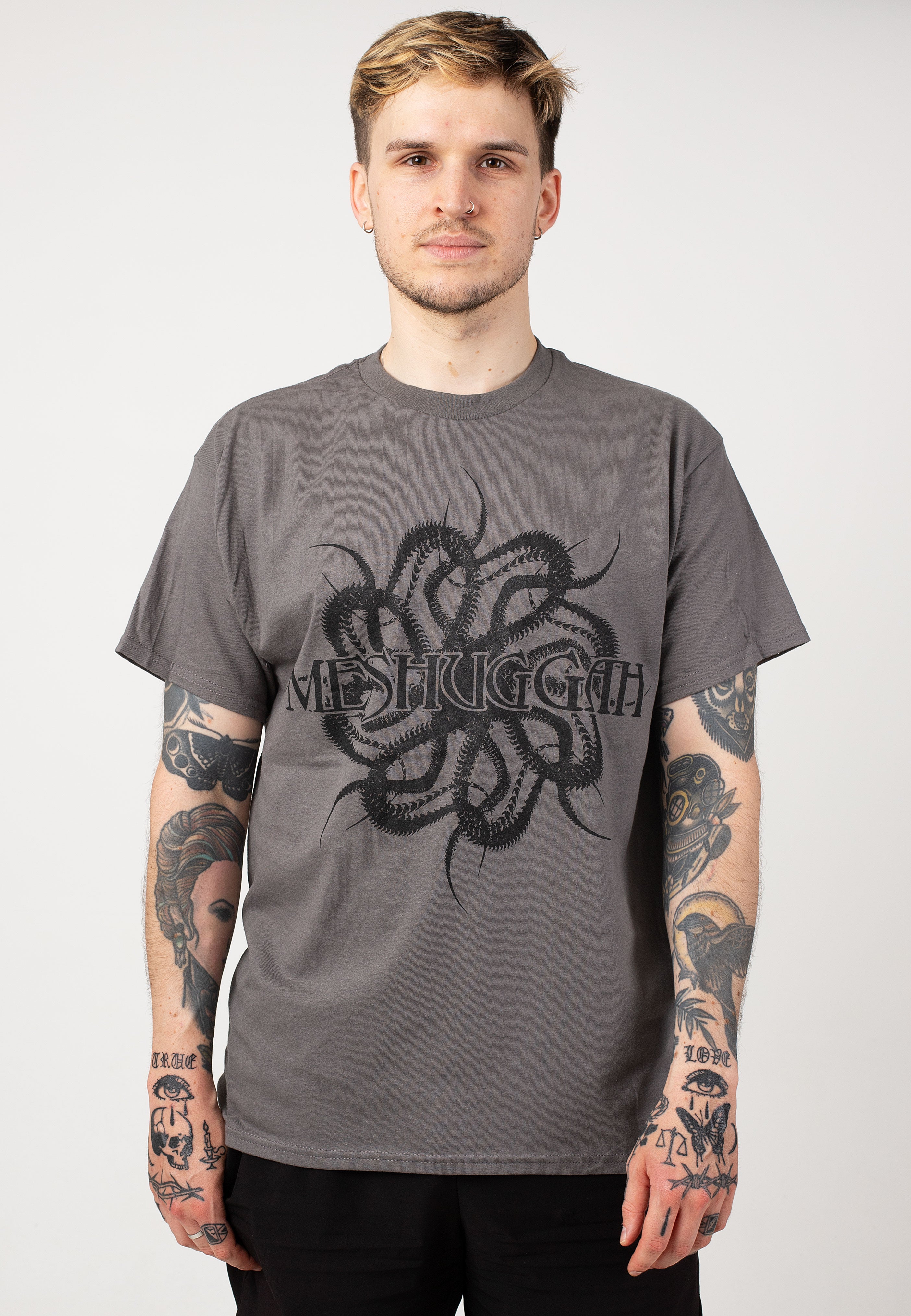 Meshuggah Spine Charcoal - T-Shirt | Impericon