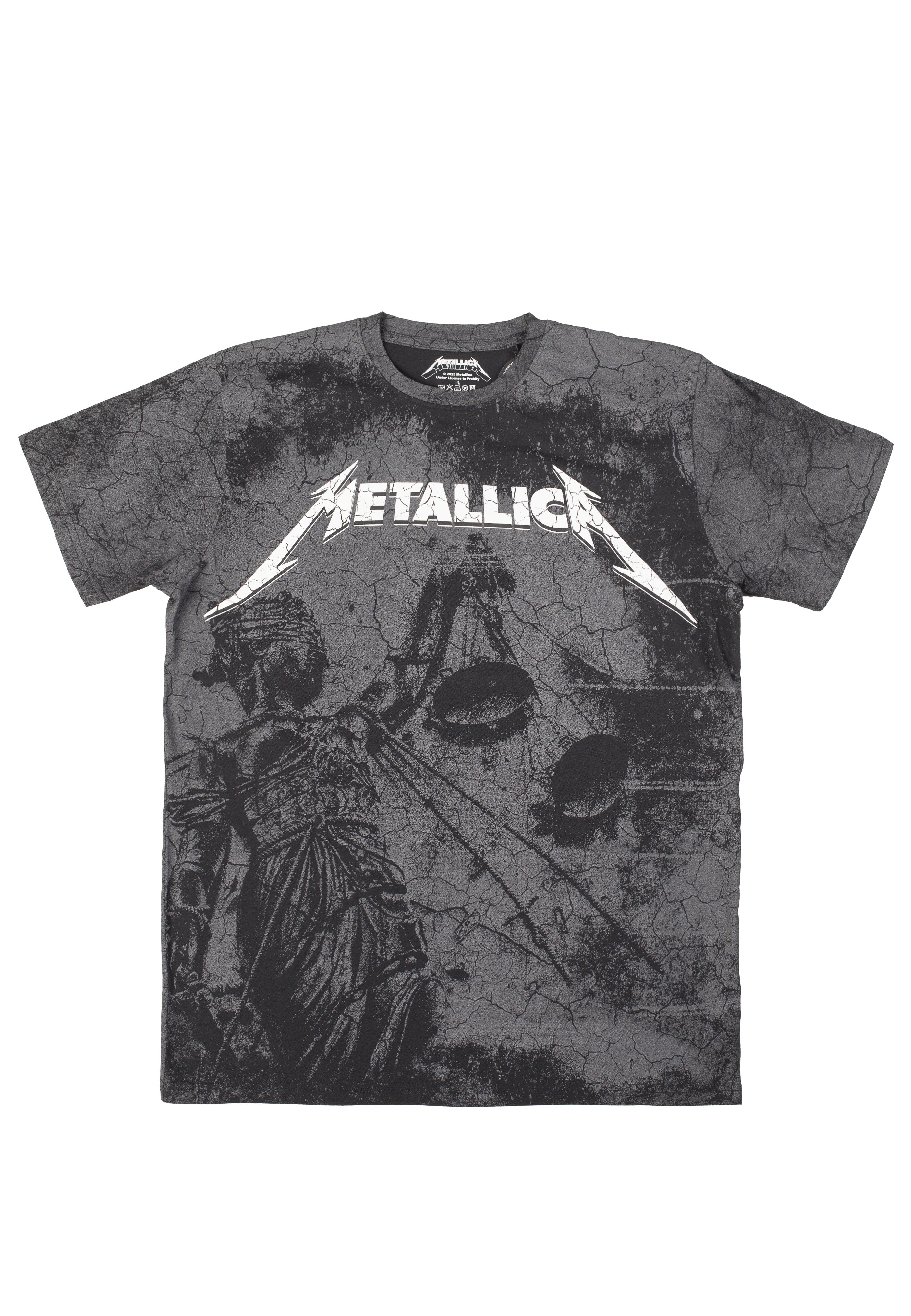 Metallica Justice Washed - T-Shirt | Impericon