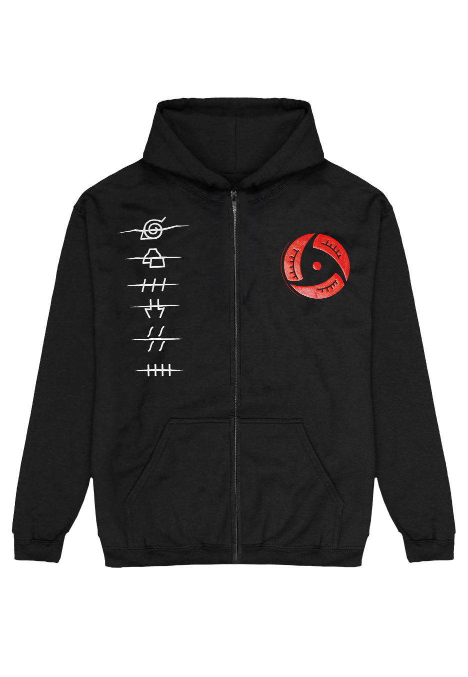 Naruto Akatsuki Symbols Sweat Zippé Impericon