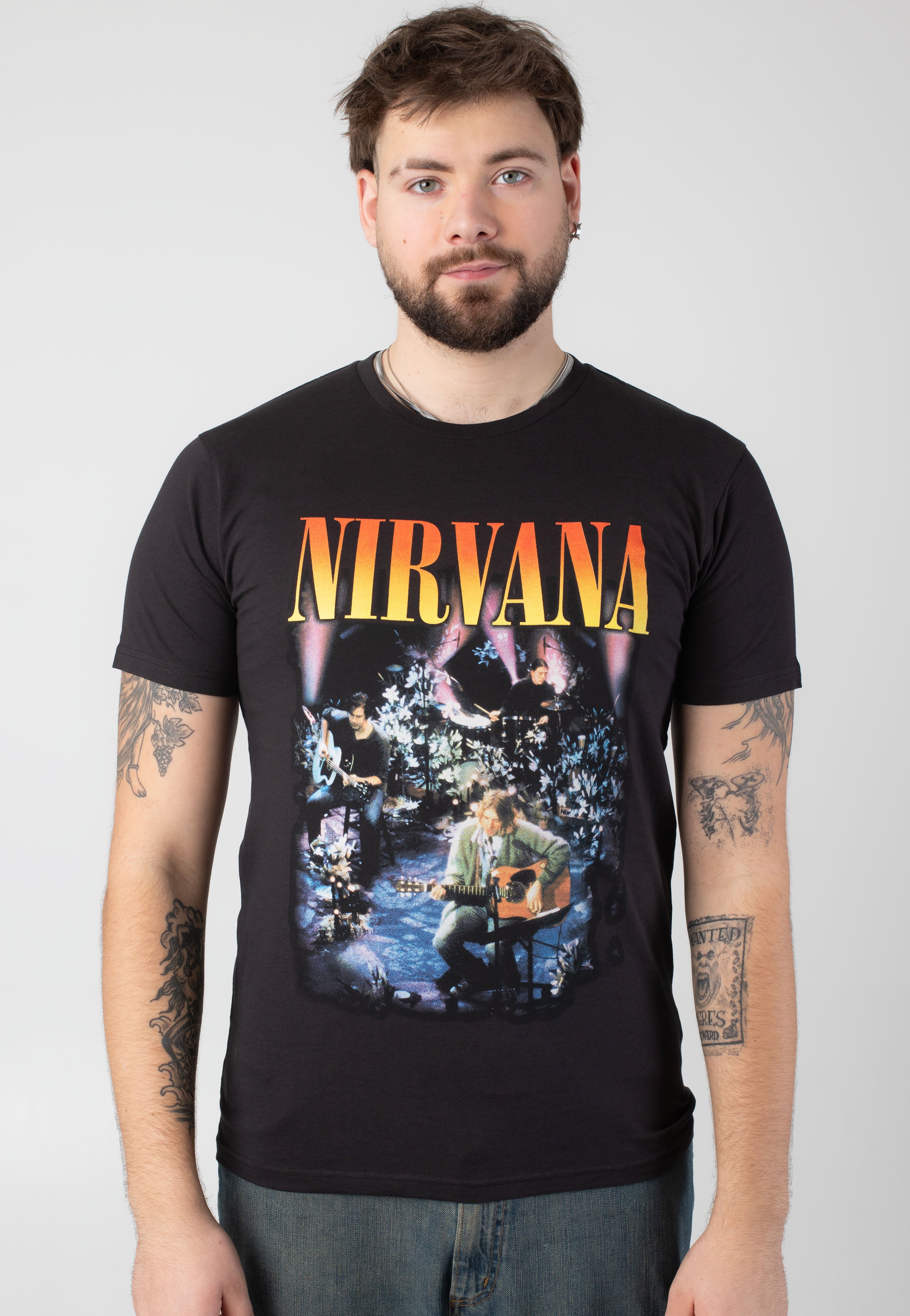 nirvana unplugged t shirt dress Cotton On Women - Nirvana Music Boxy Graphic Tee - LCN MT Nirvana Unplugged / Washed Black Size