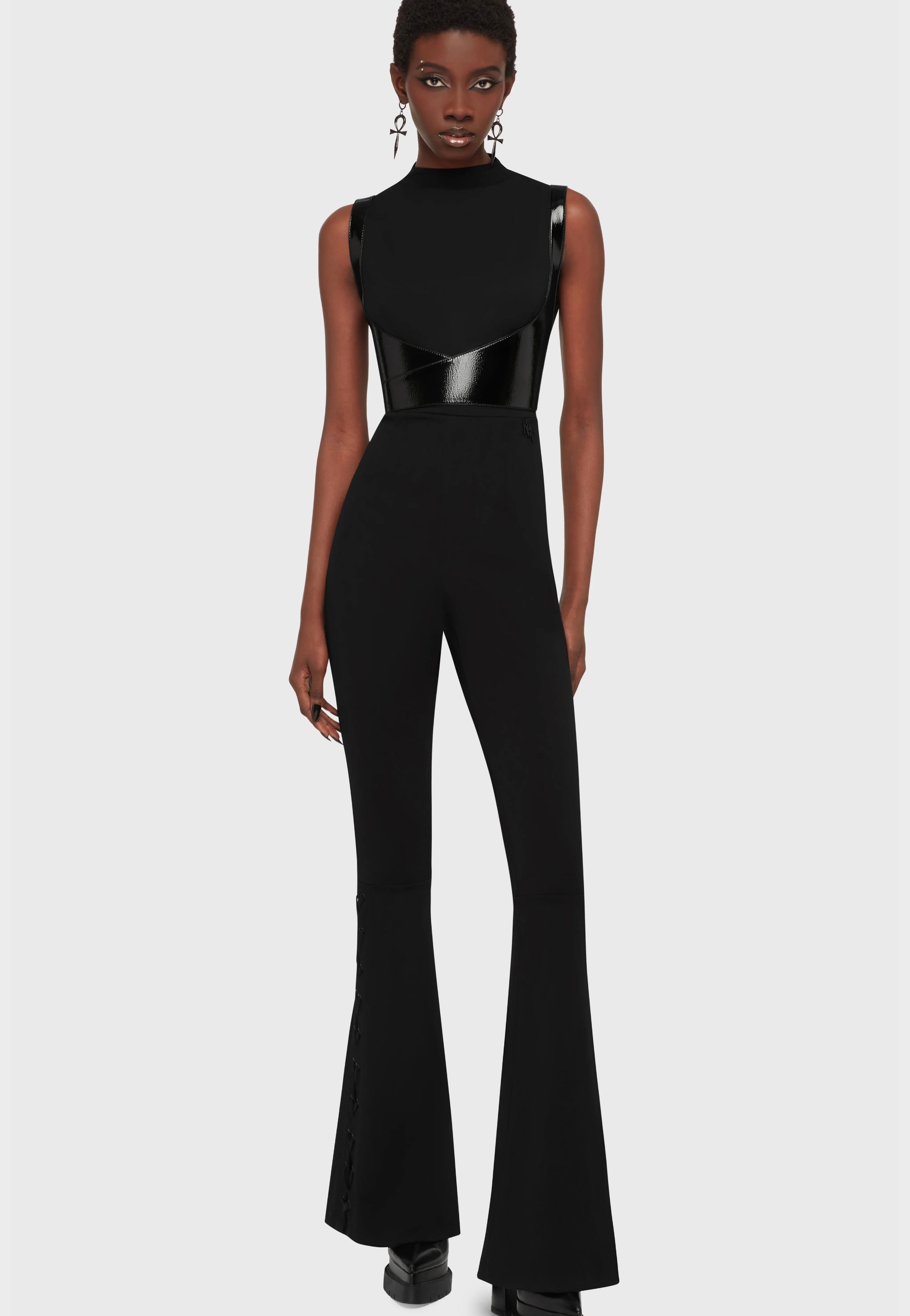 ミュージシャン FF EMBLEM JUMPSUIT Killstar Nocturnus Black - Jumpsuit | Impericon