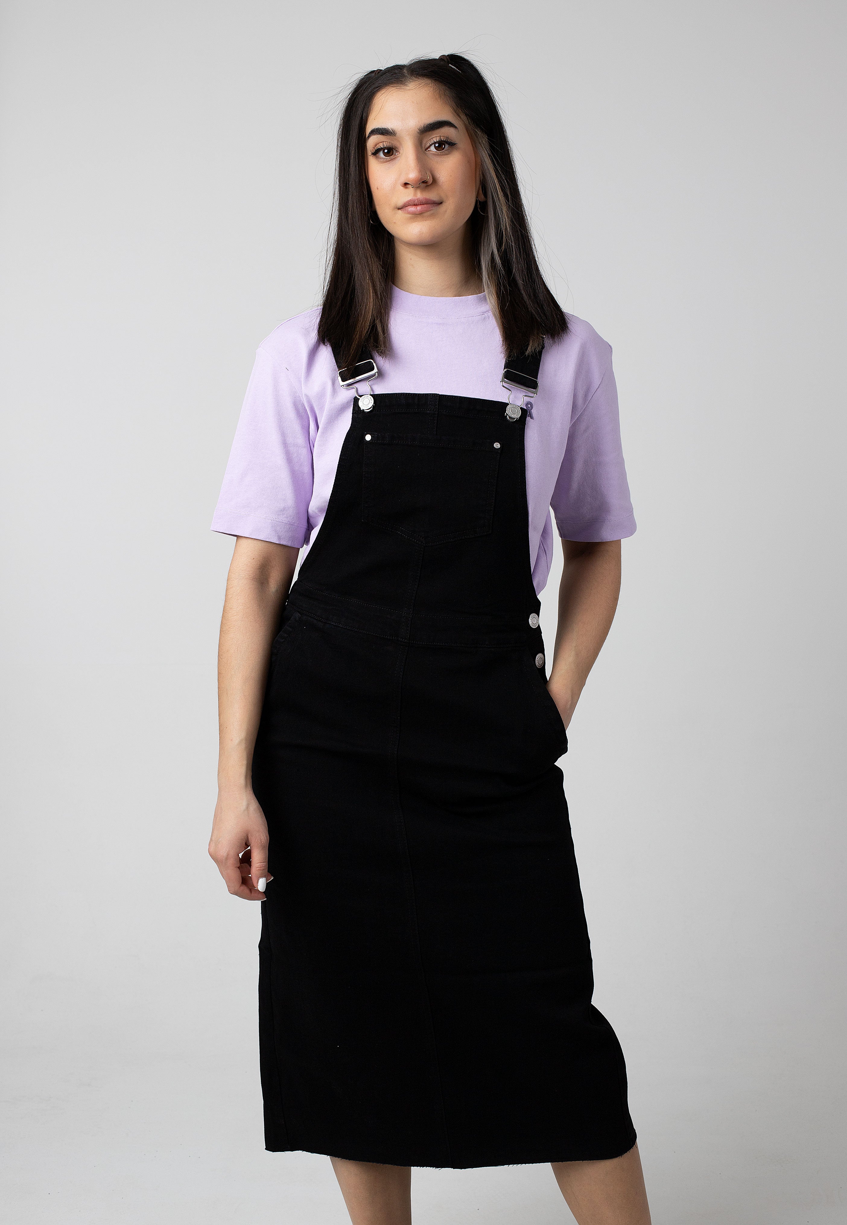 Noisy May Sia Dungaree Black - Dress