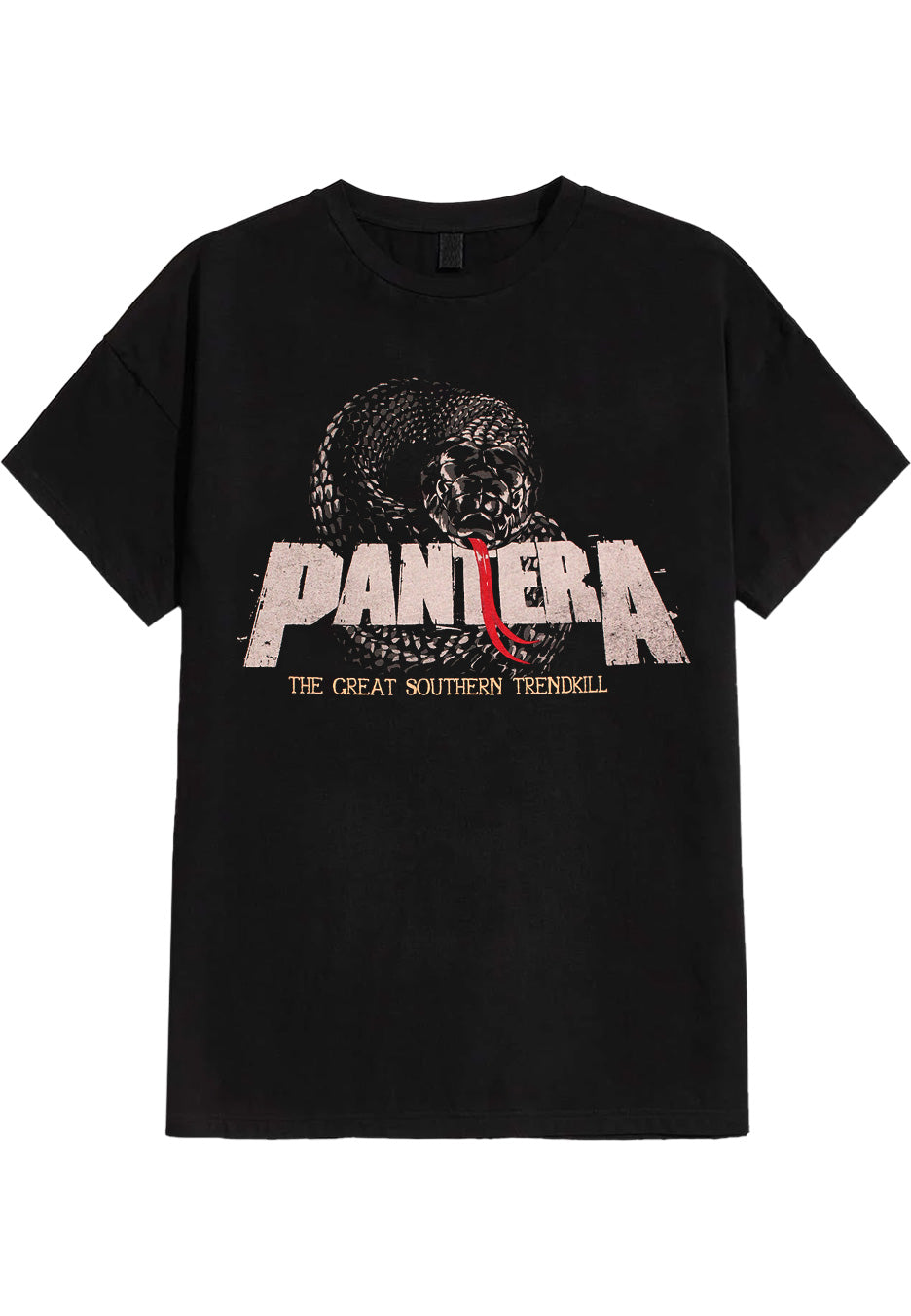 Pantera Tシャツ ブラック Black Snake CFH 2025 Tour T-Shirt - Pantera Official Store