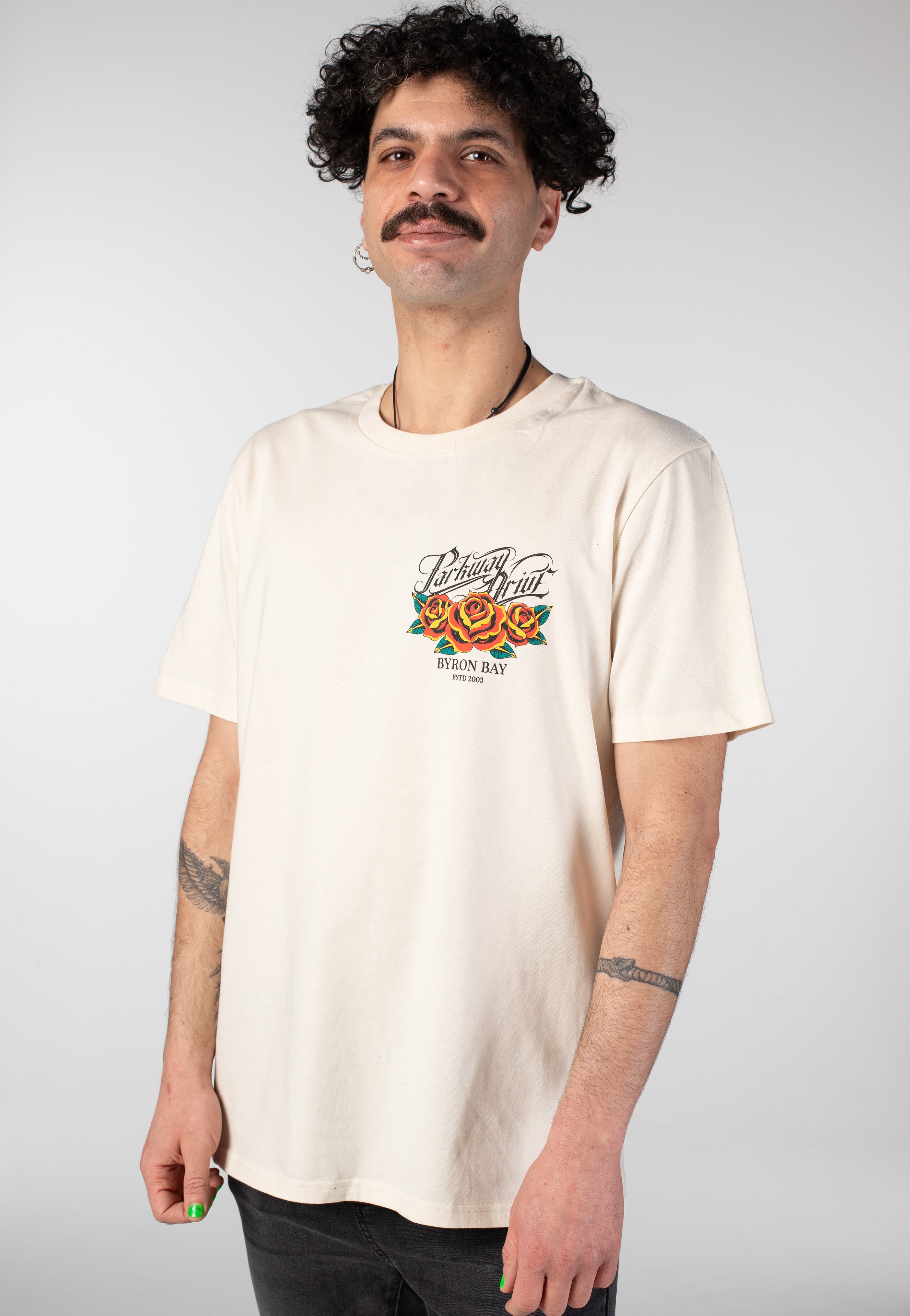 Parkway Drive Mermaid Anchor Natural Raw - T-Shirt | Impericon