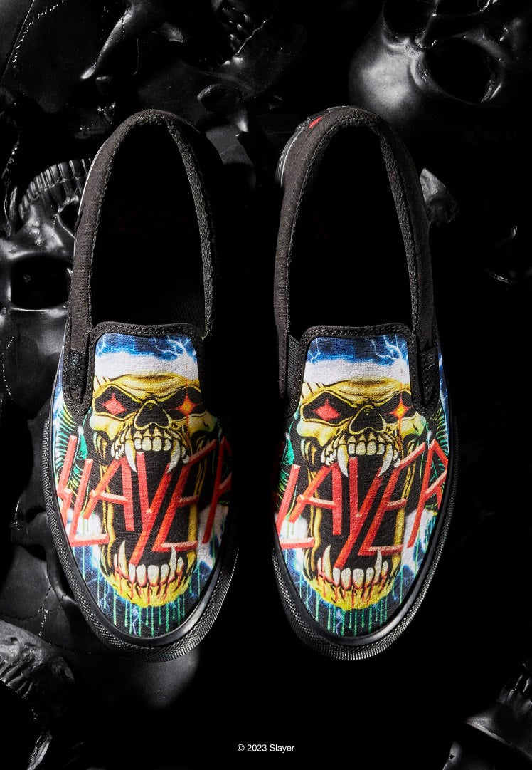 DC x Slayer - Manual Black/Black/Green - Shoes | Impericon