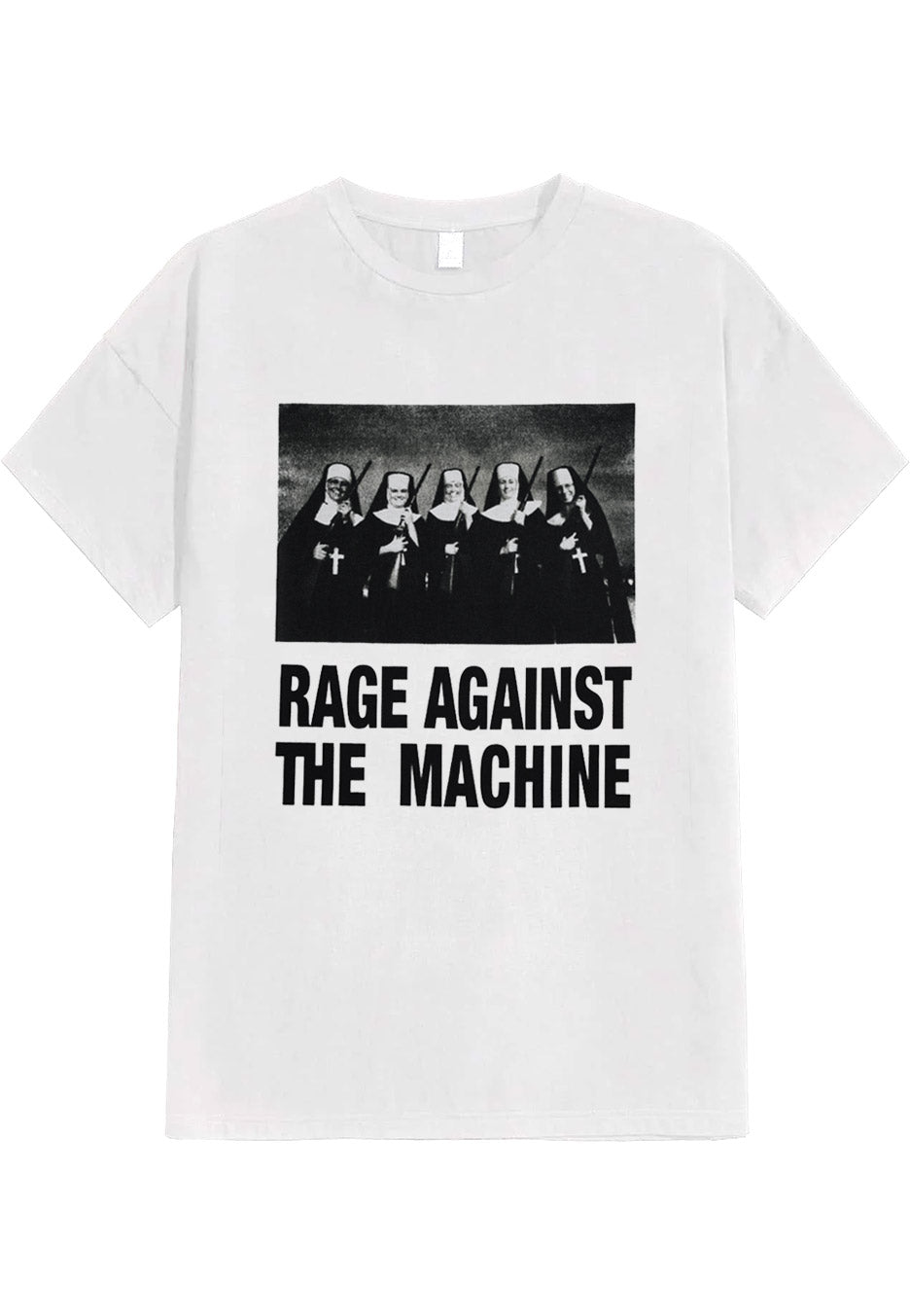 Rage Against The Machine - Nuns And Guns White - T-Shirt | Impericon