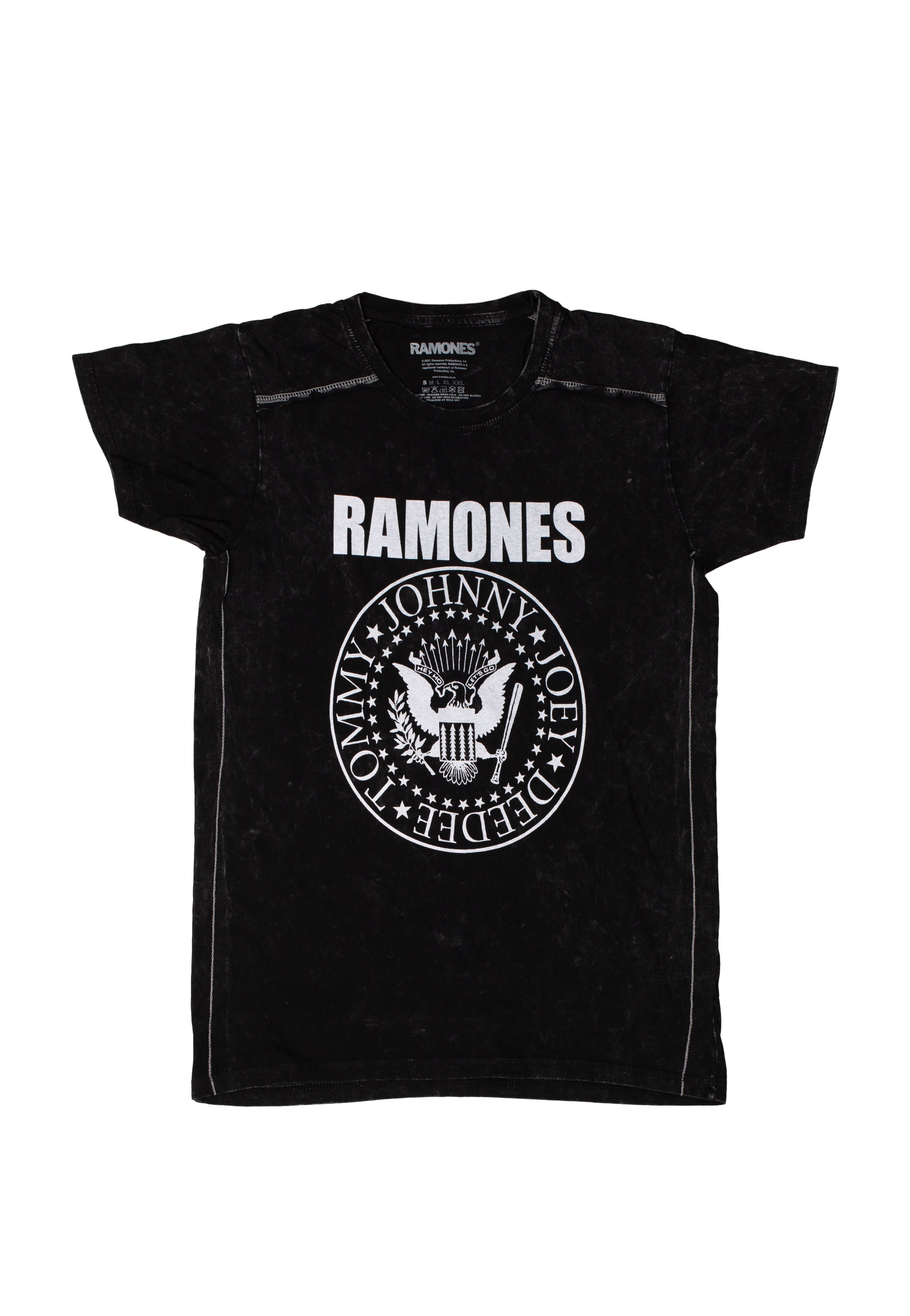 Ramones Presidential Seal Snow Wash - T-Shirt | Impericon