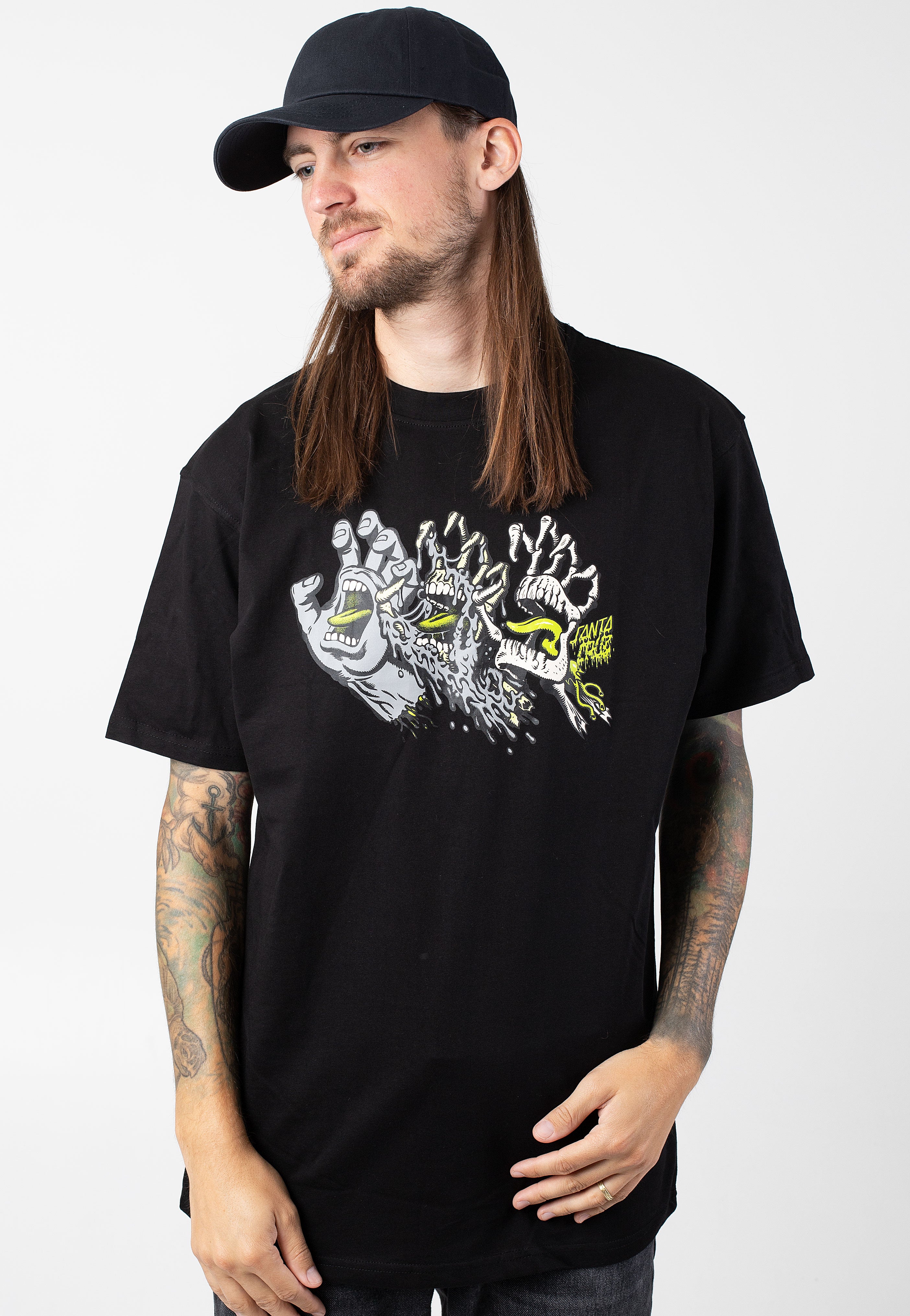 Santa Cruz Evolved Hand Front Black T-Shirt Impericon
