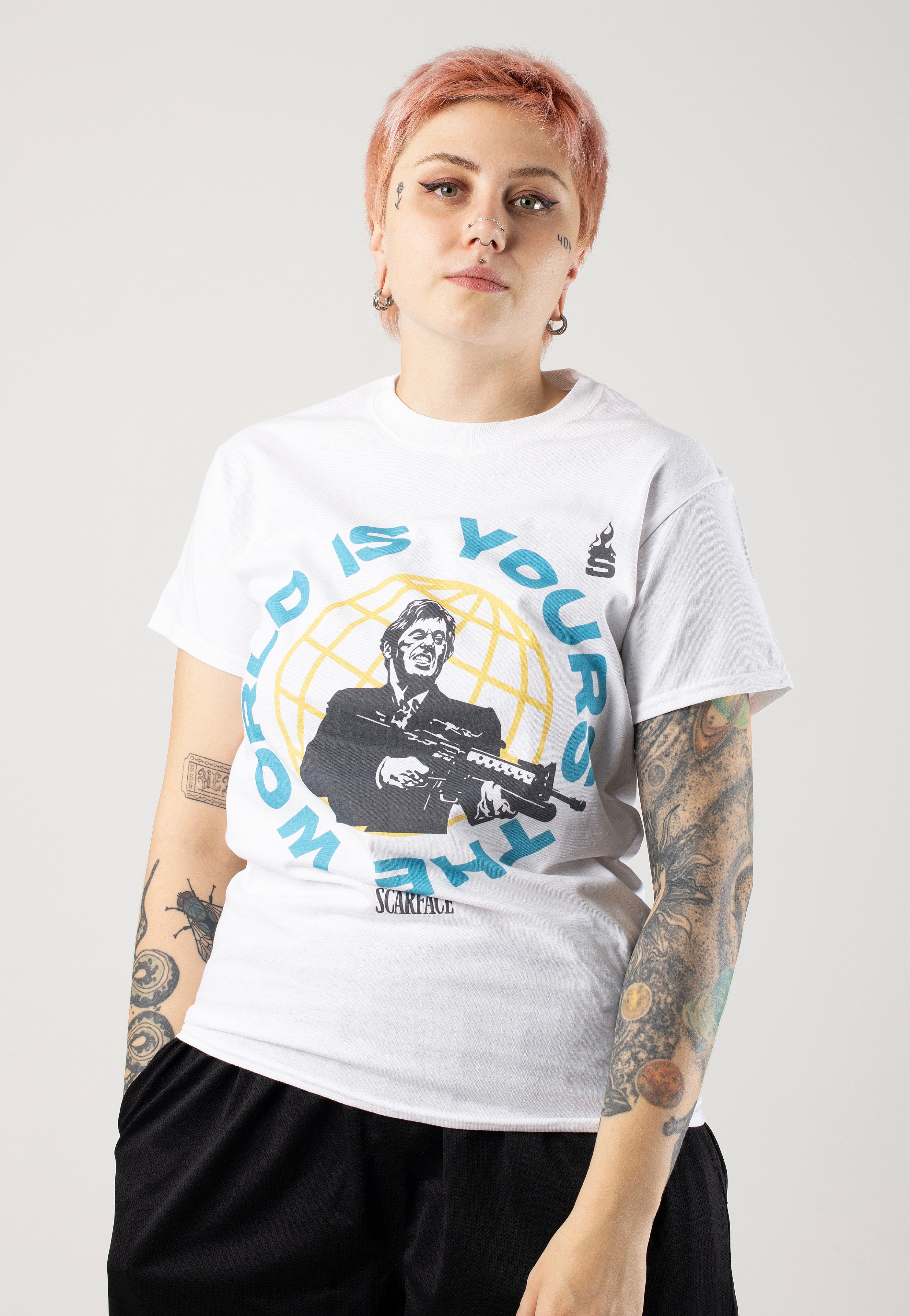 Scarface The World Is Yours White - T-Shirt | Impericon