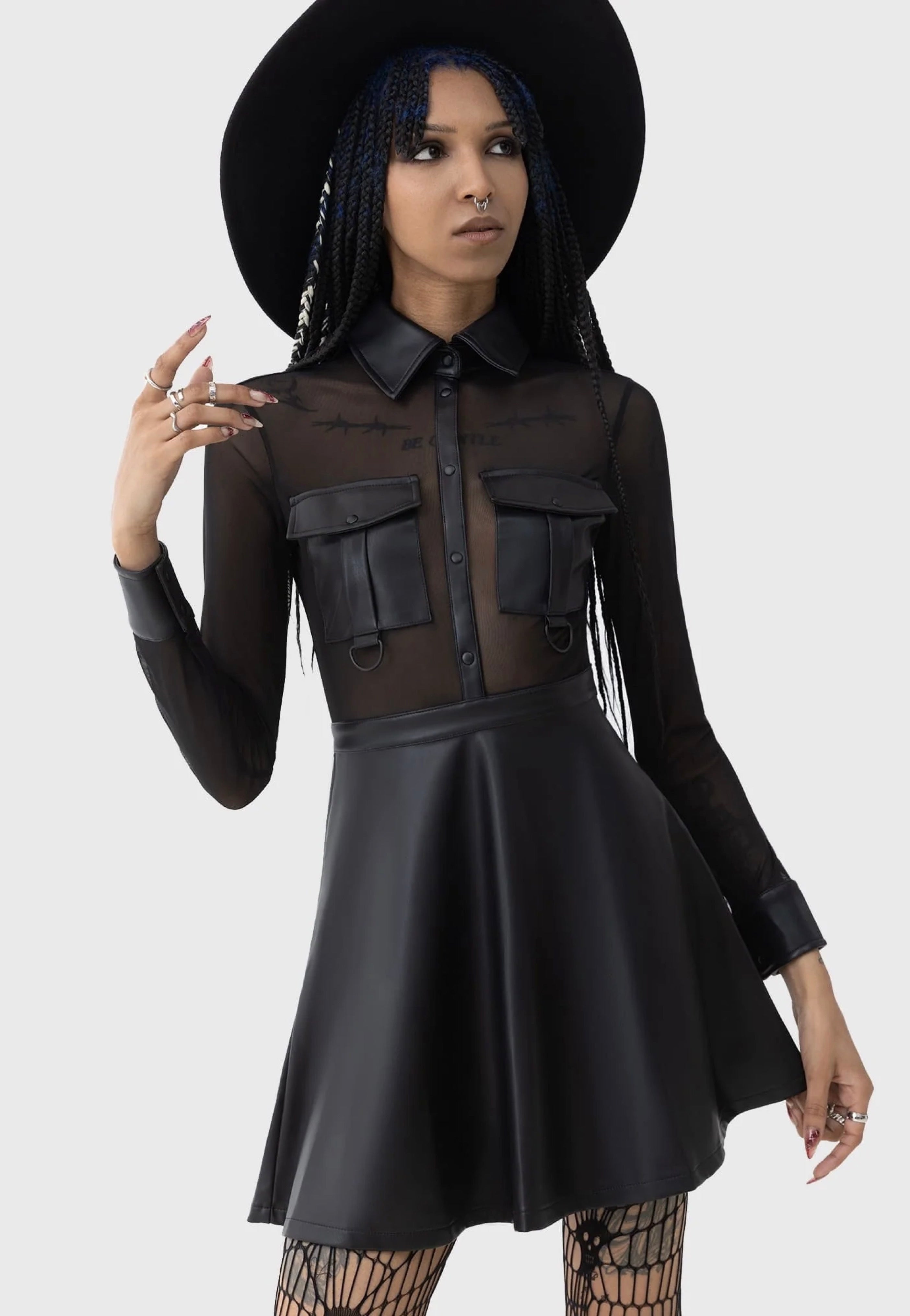 Killstar x Kihilist - Shadowsinger Black - Dress - Black - XS
