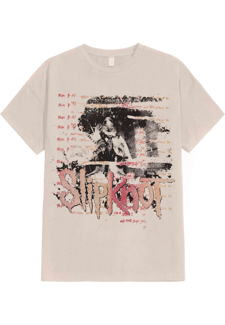 Slipknot 25th Anniversary Inlay Sand - T-Shirt | Impericon