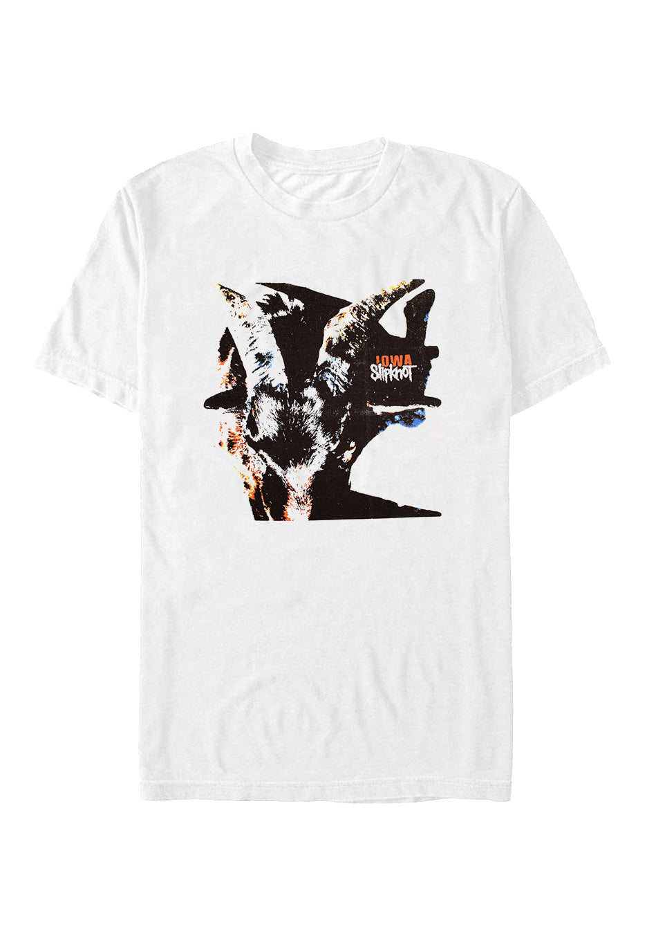 Slipknot - Iowa Goat Shadow White - T-Shirt | Impericon