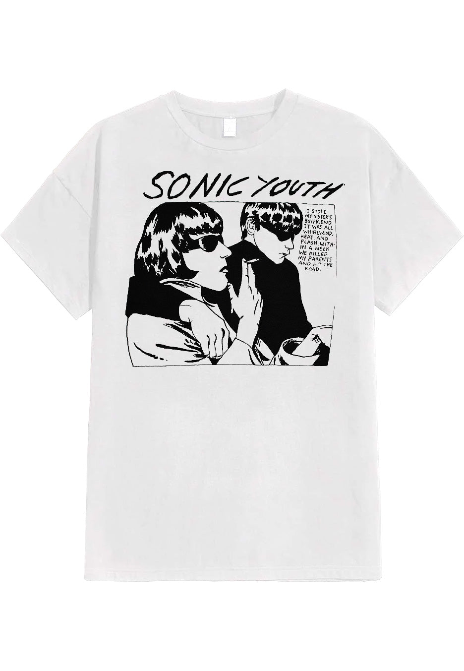 Sonic Youth Goo Album Cover White - T-Shirt | Impericon