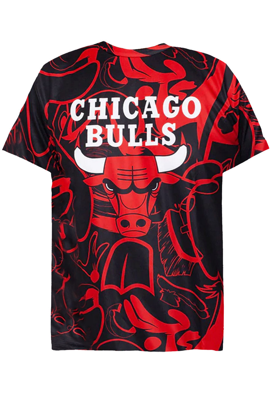 Space Jam Chicago Bulls: Team In The Paint Red - T-Shirt | Impericon