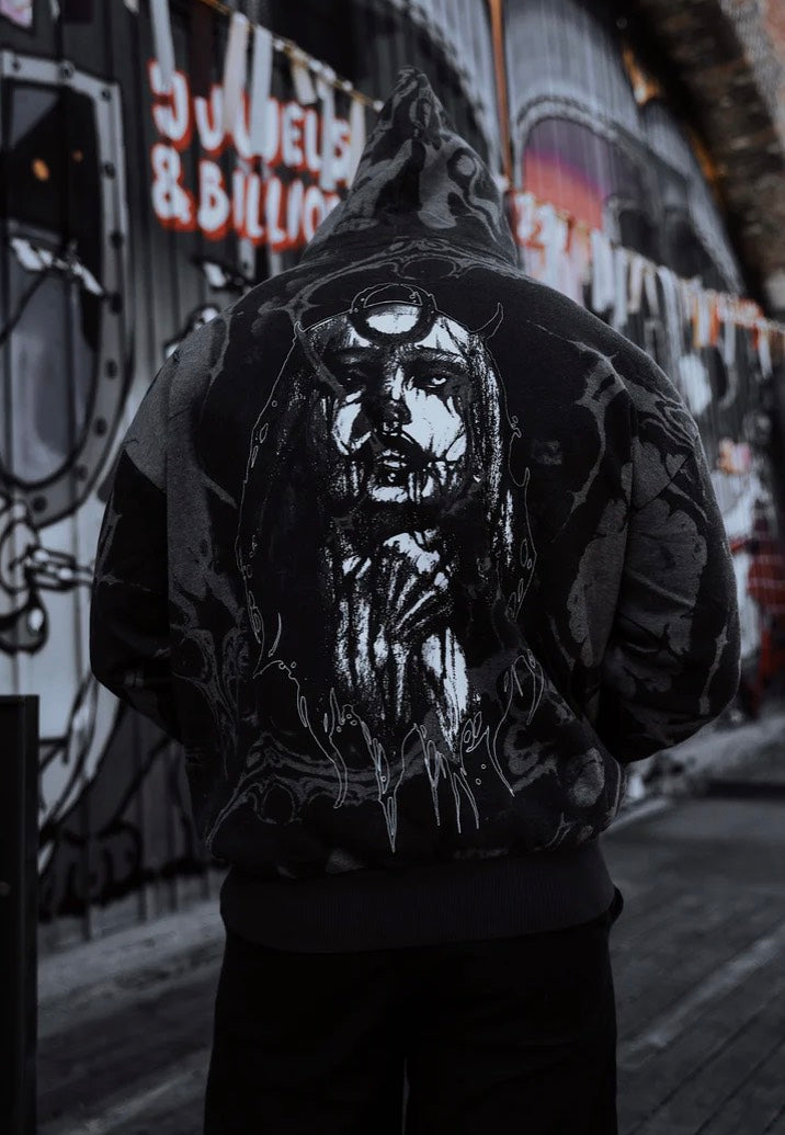 Stay Cold Apparel Strangled Oversized Black - Hoodie | Impericon