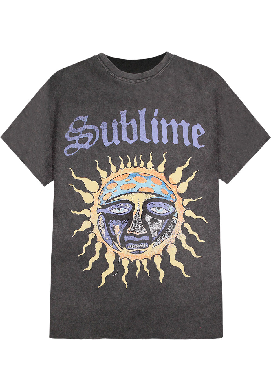 Sublime - Sun Logo Charcoal Stone Washed - T-Shirt | Impericon