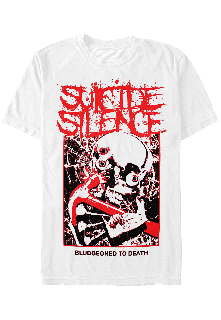 Suicide Silence Bludgeoned White - T-Shirt | Impericon