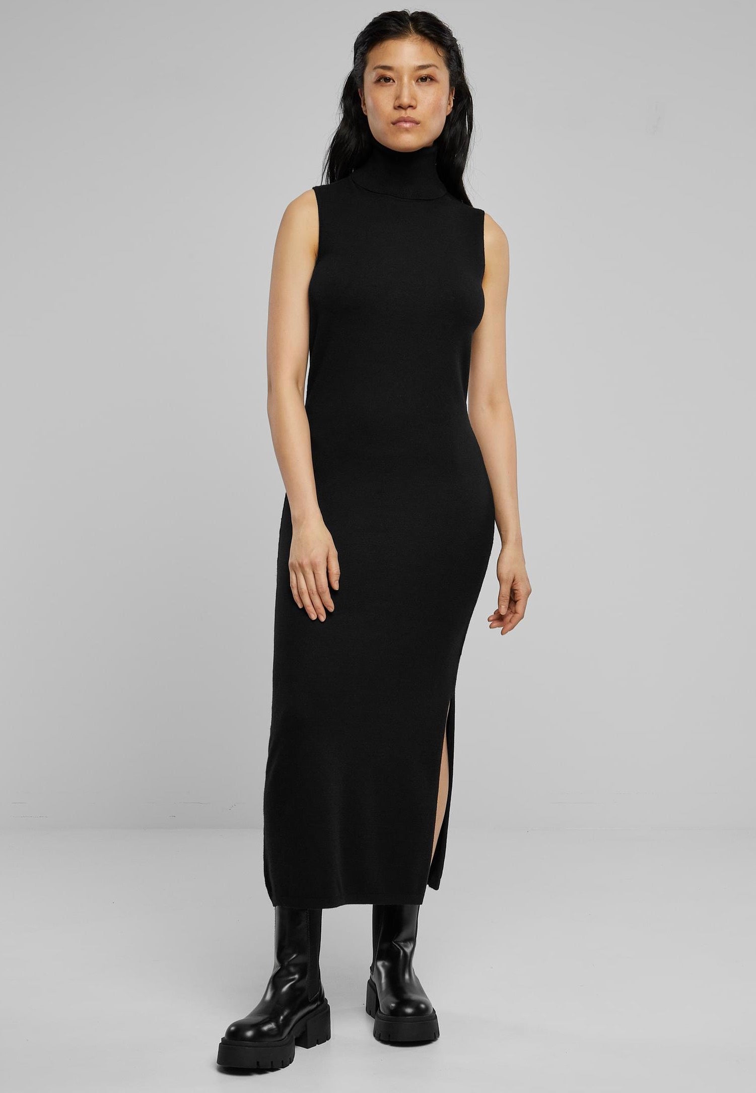 Urban Classics - Ladies Knitted Eco Viscose Turtleneck Black