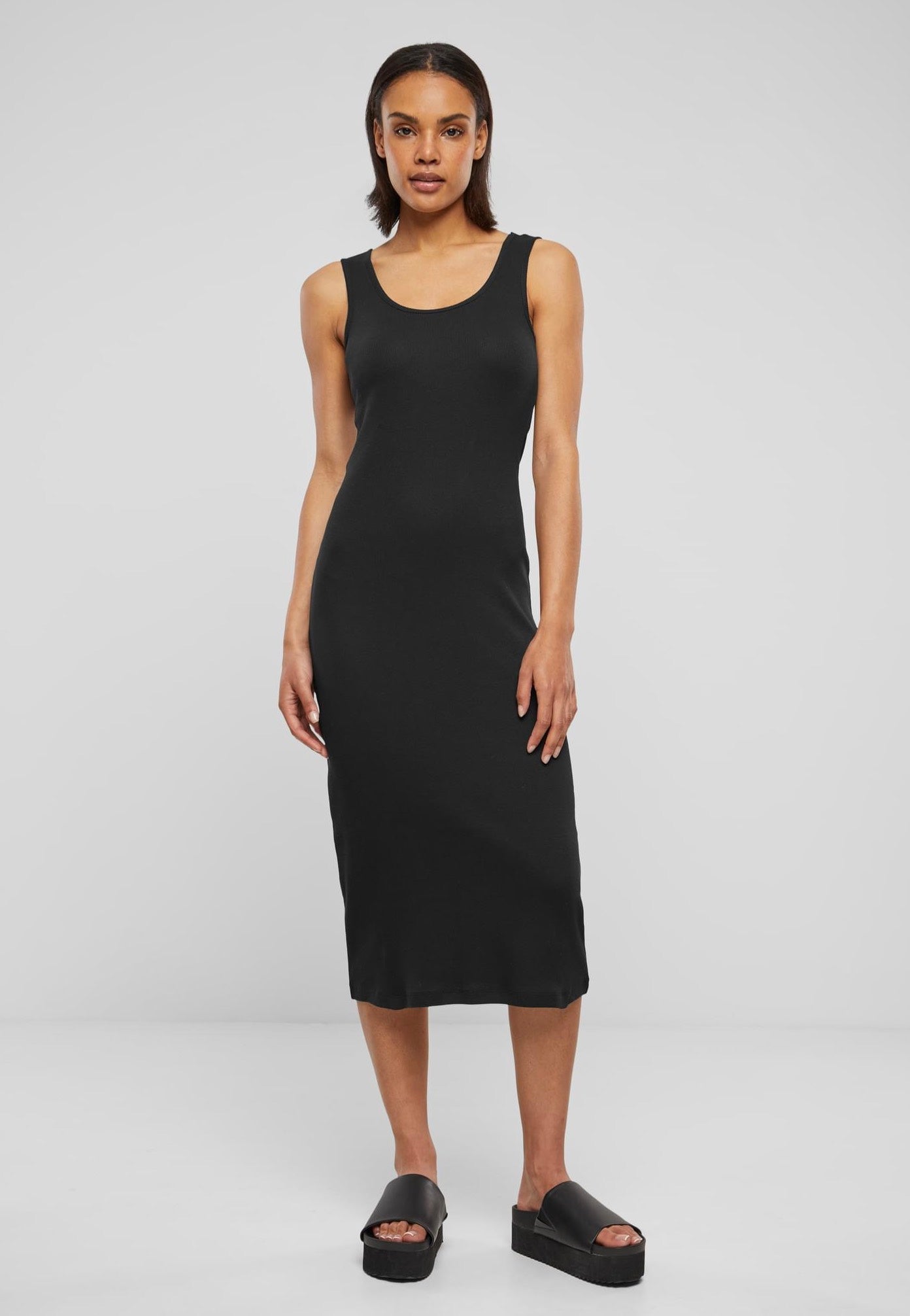 Urban Classics - Ladies Rib Top Black