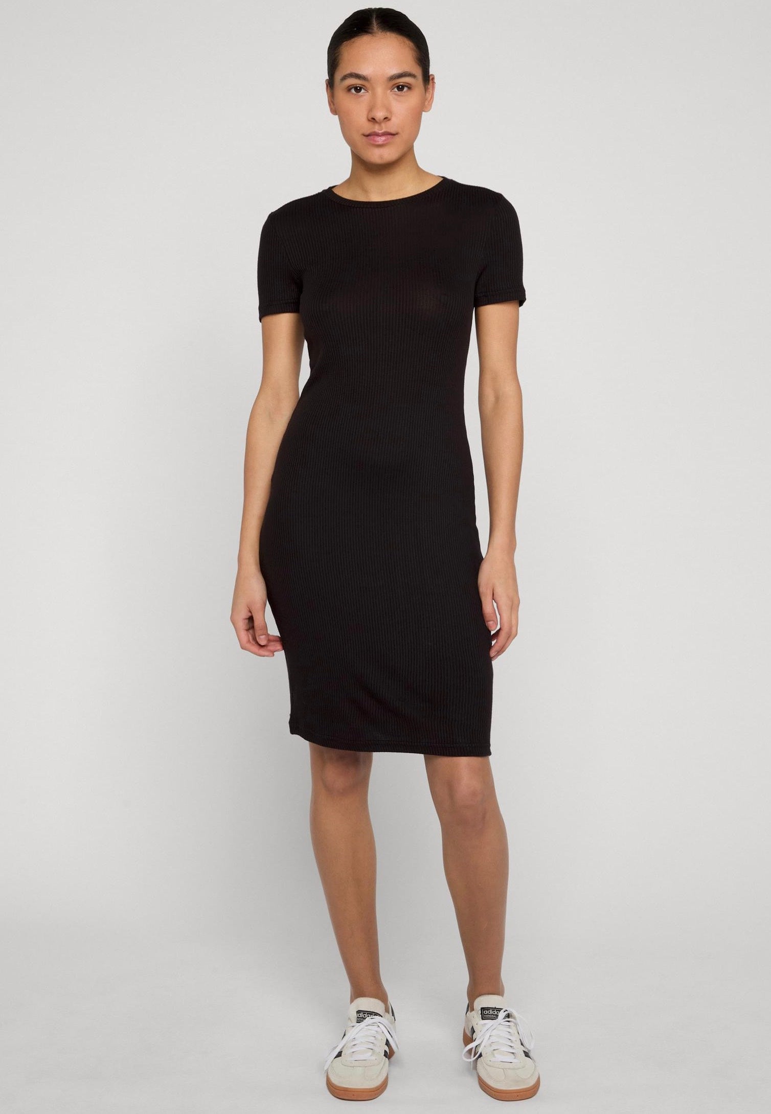 Urban Classics - Ladies Basic Slim Fit Black - Dress