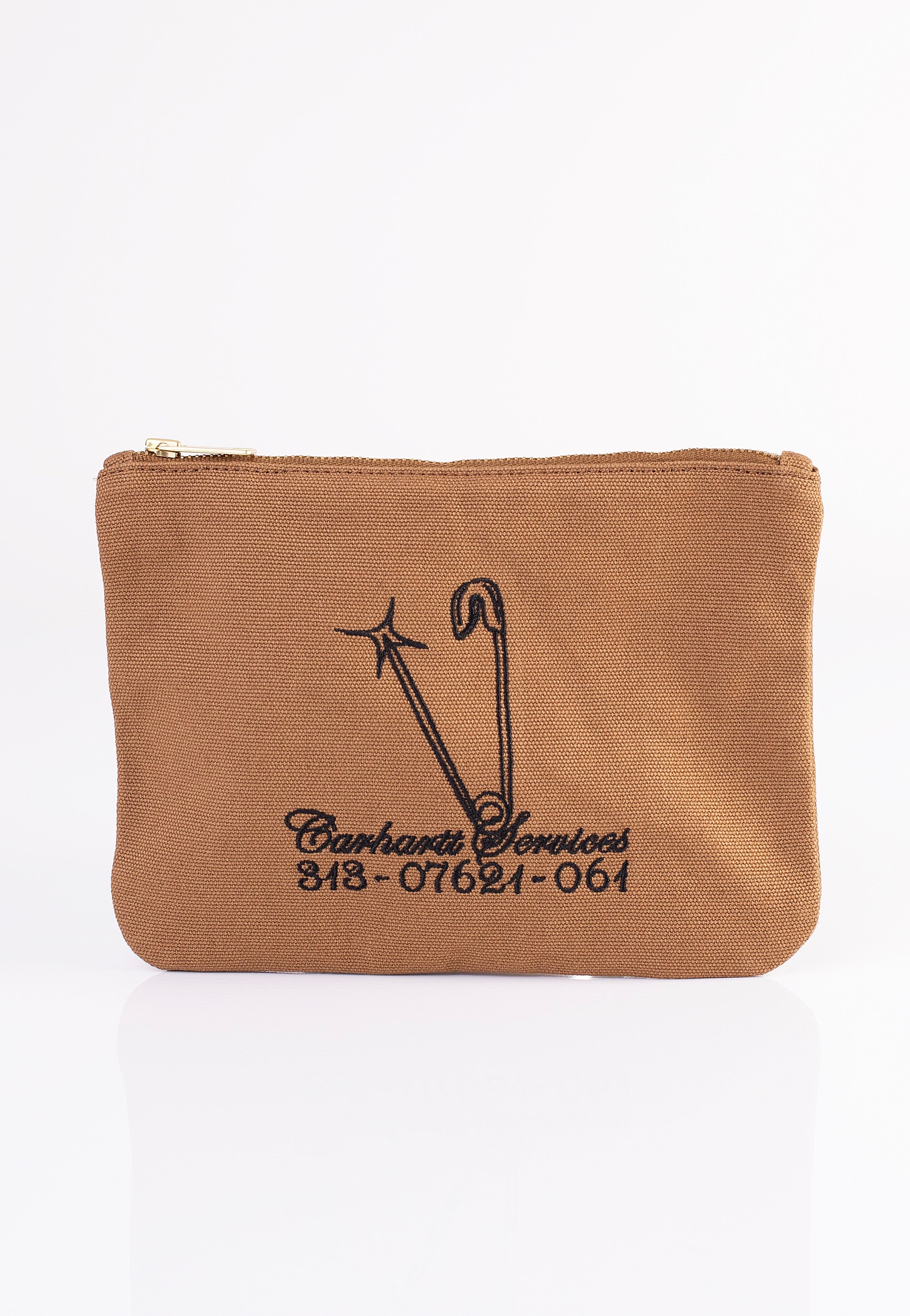 Carhartt WIP Canvas Graphic Zip Safety Pin Embroidery/Hamilton