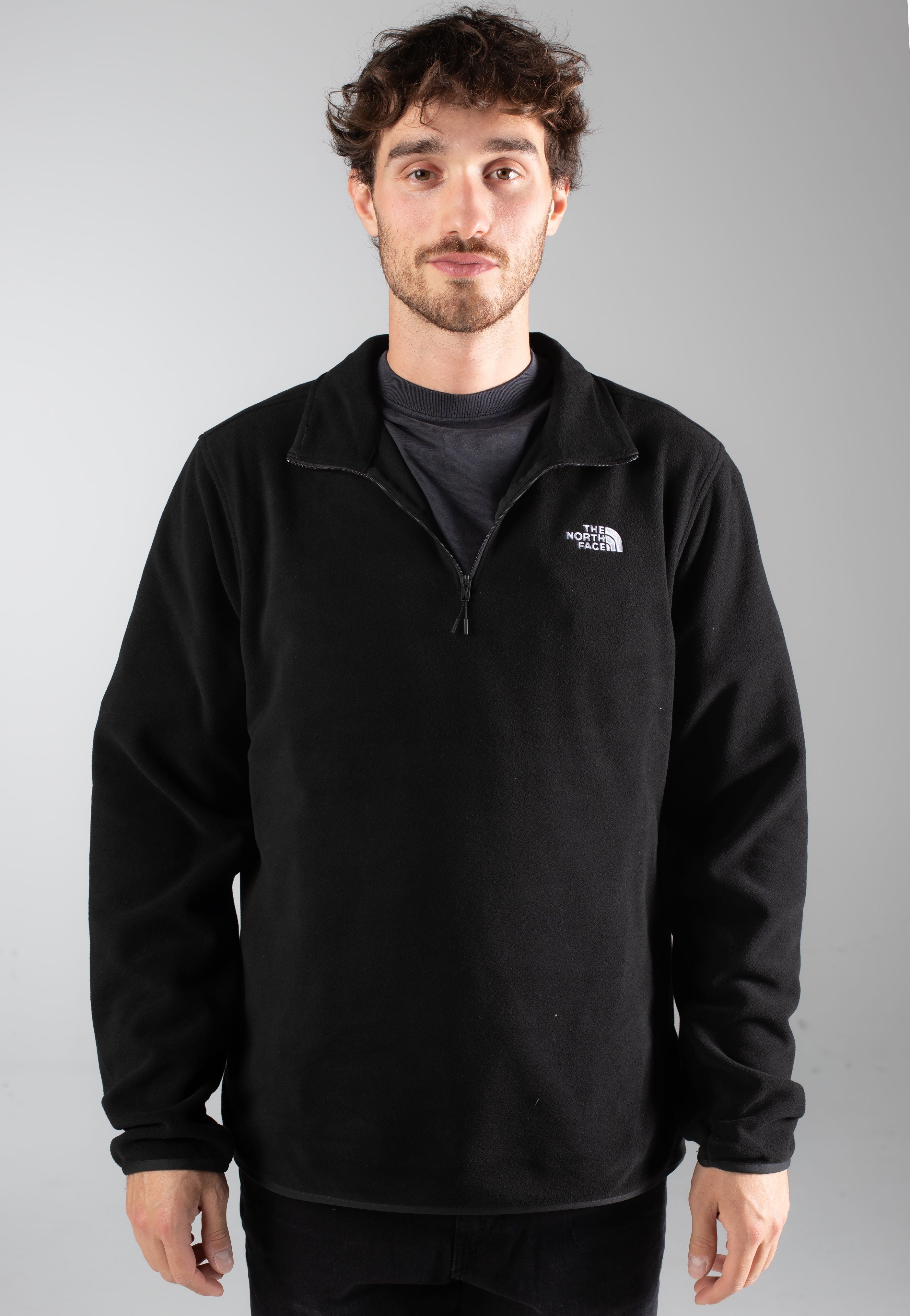 The North Face - Glacier Fleece 1/4 Zip TNF Black - Sweater