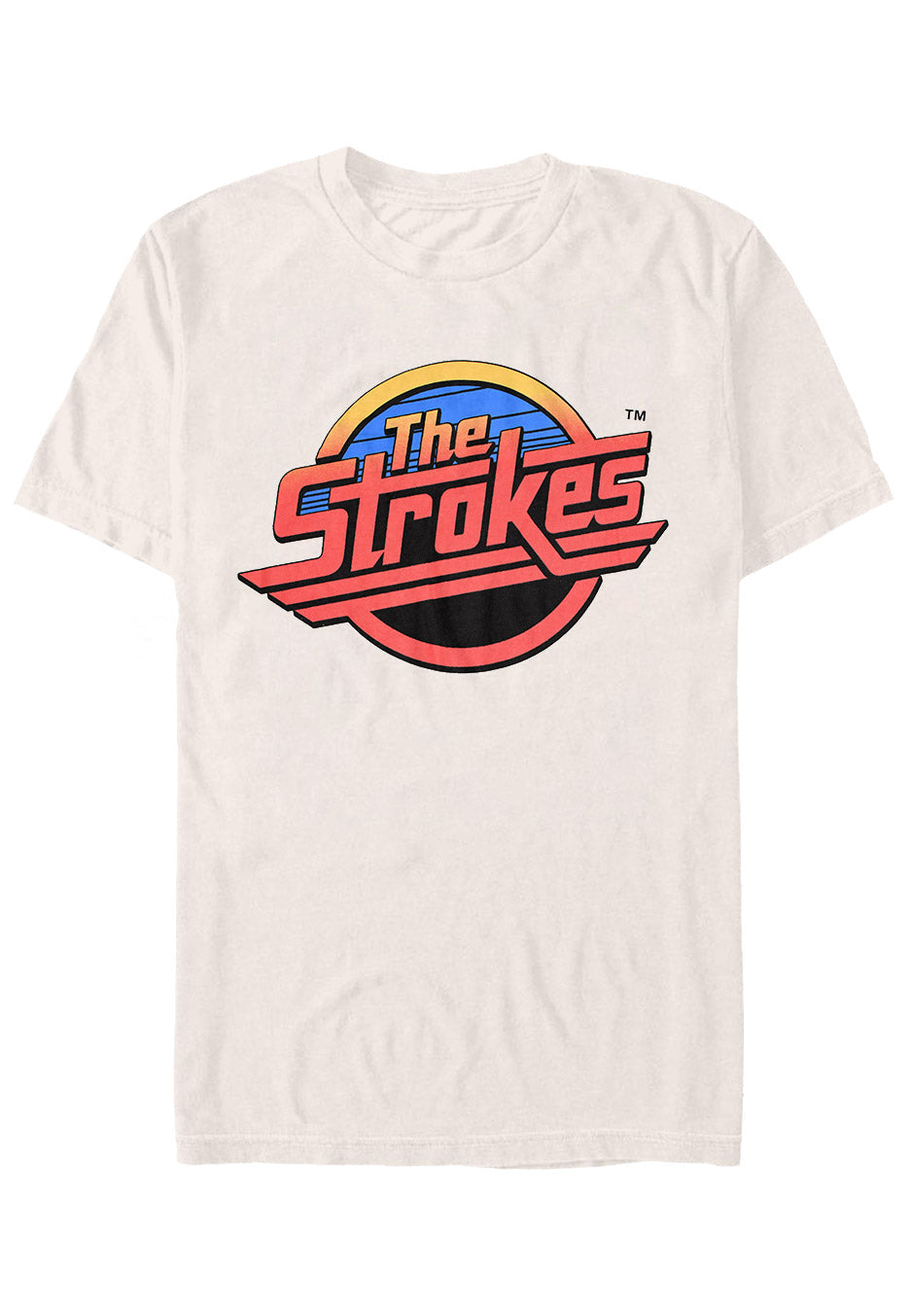 The Strokes - Red Logo Beige - T-Shirt | Impericon