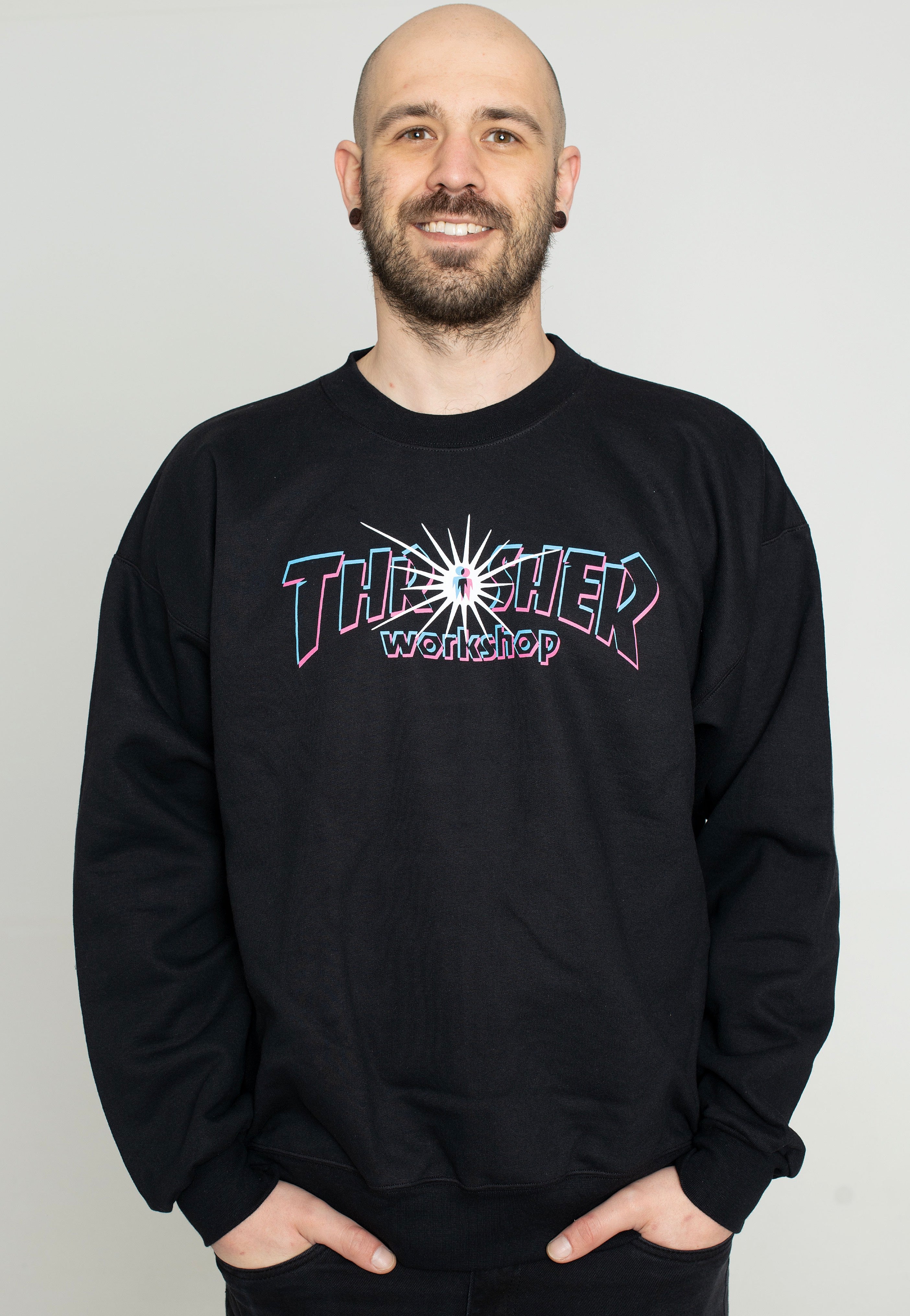 Thrasher x Alien Workshop - Aws Nova Black - Sweater | Impericon