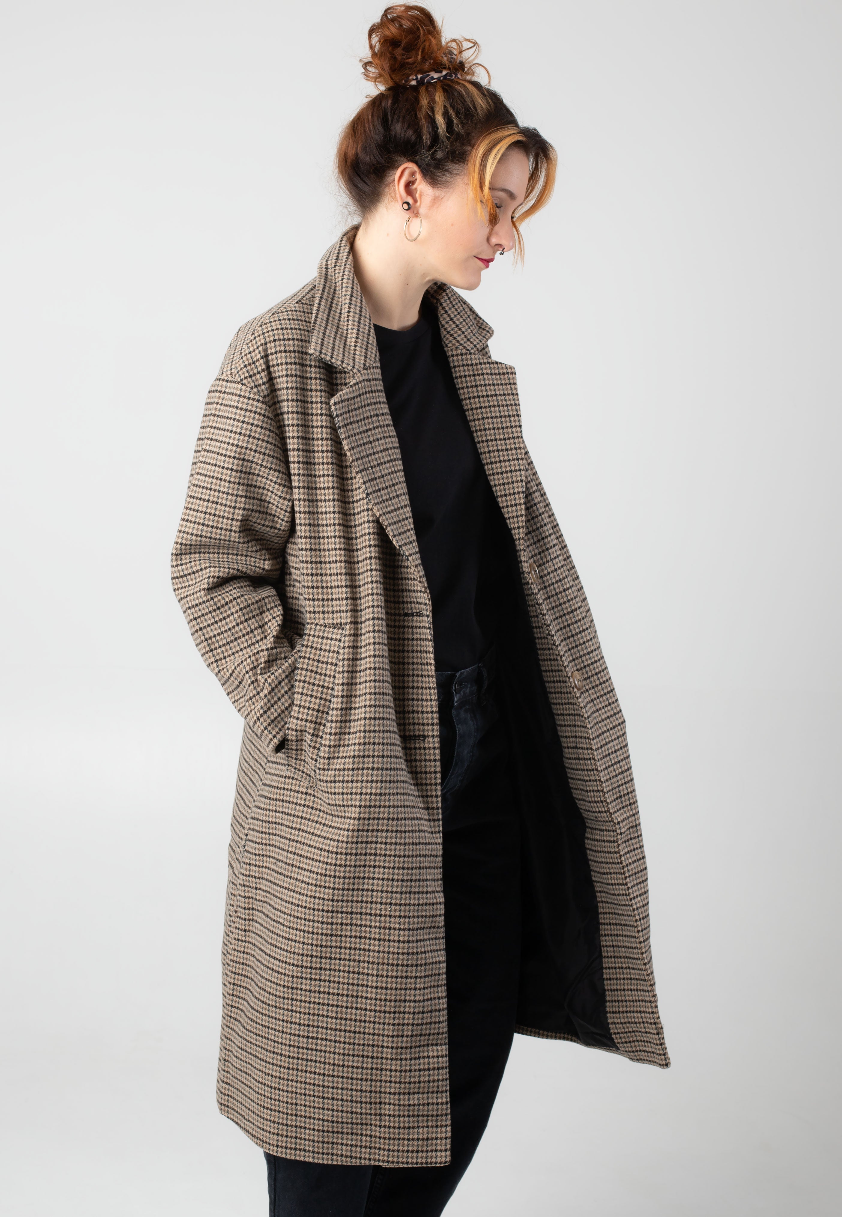 Urban Plaid Trench Coat Stussy Nylon Trench Coat Stussy Cruize