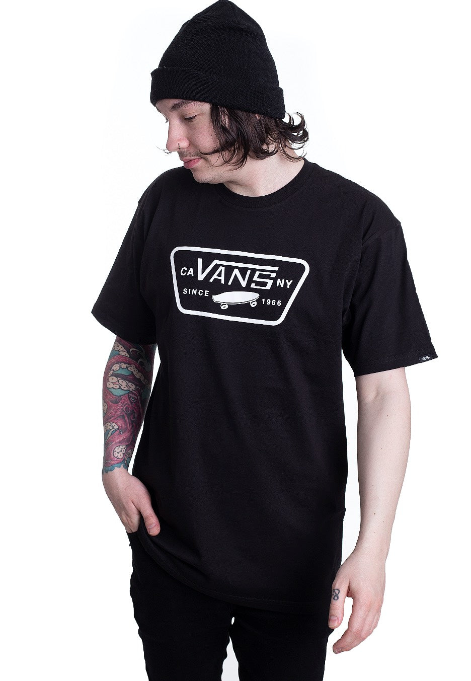 Vans Full Patch Black/White T-Shirt Impericon - Main Image