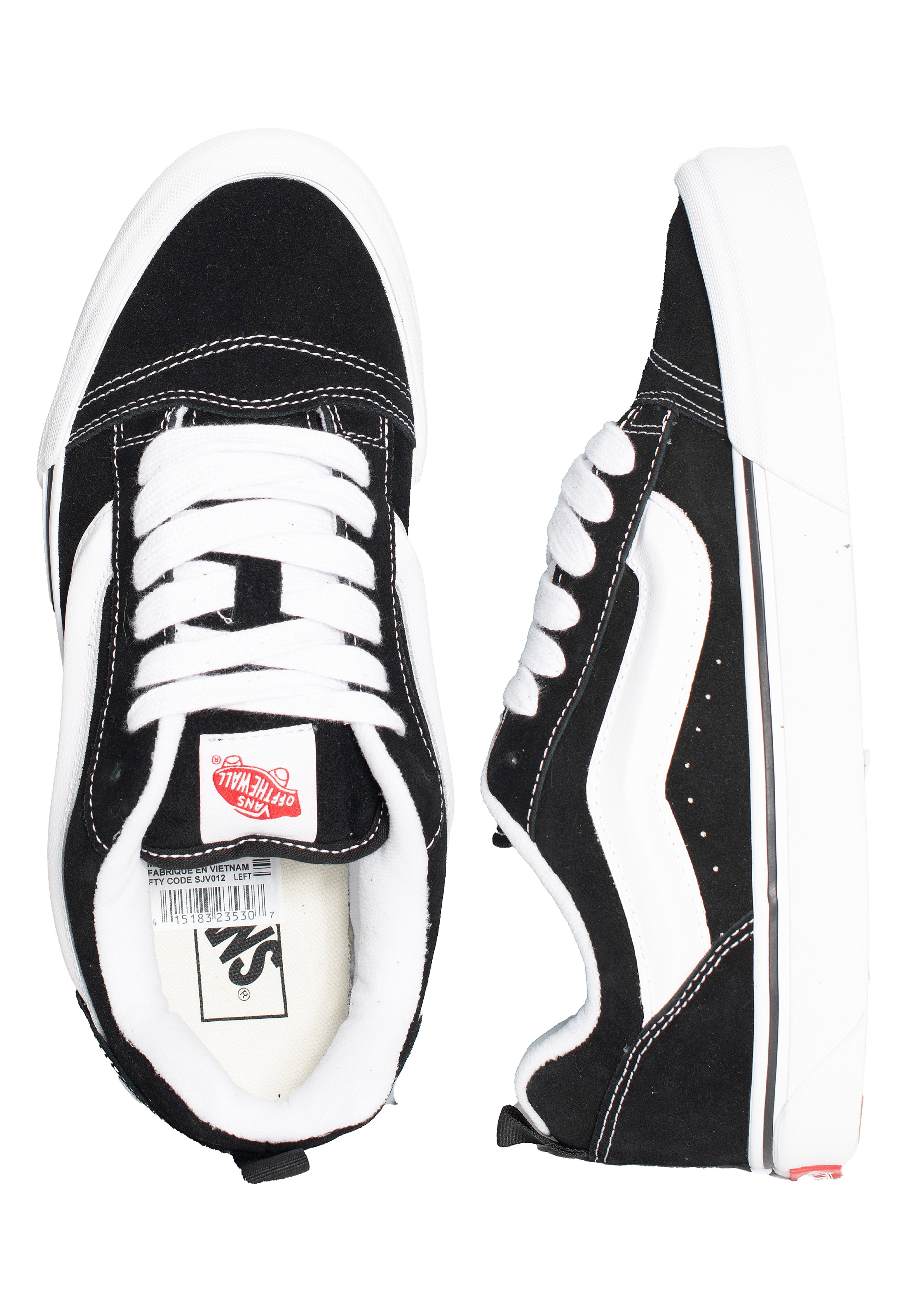 Vans Knu Skool Black/True White - Shoes | Impericon