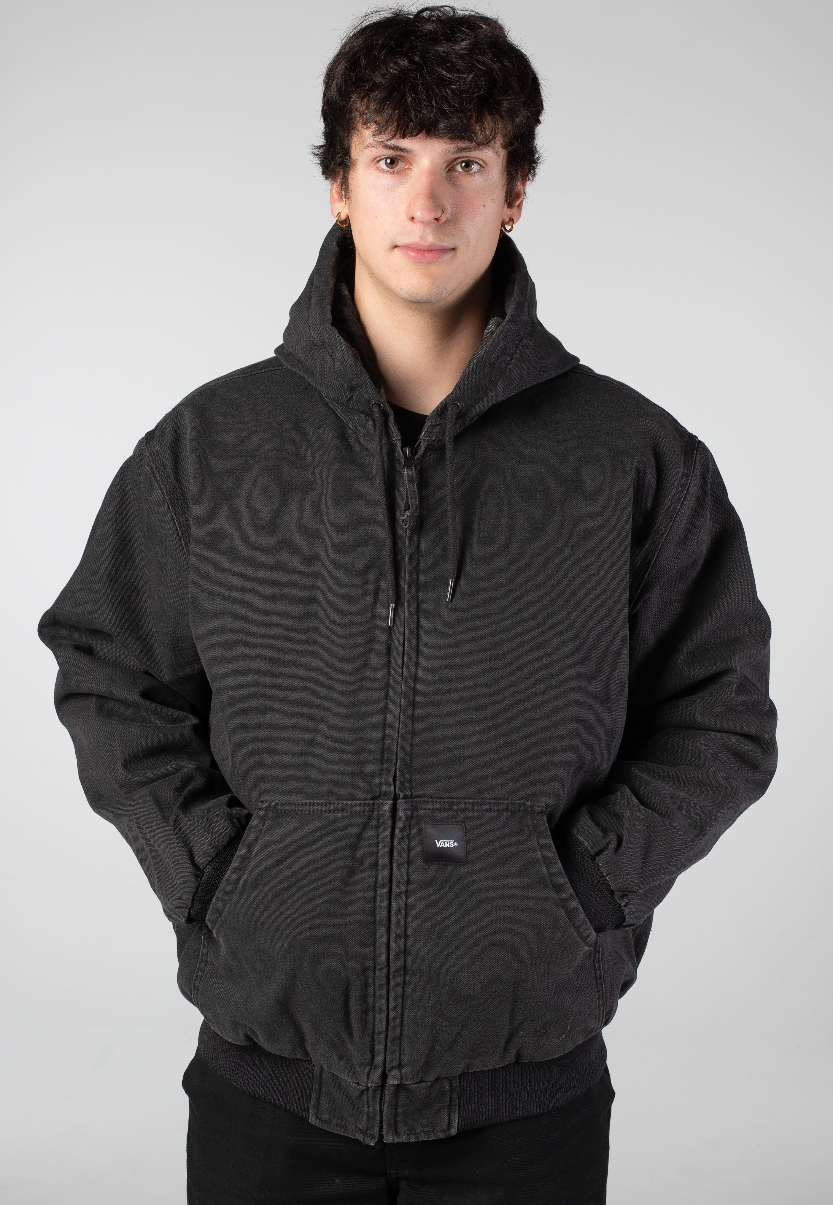 Vans Workwear Canvas Full Zip Black - Jacket | Impericon