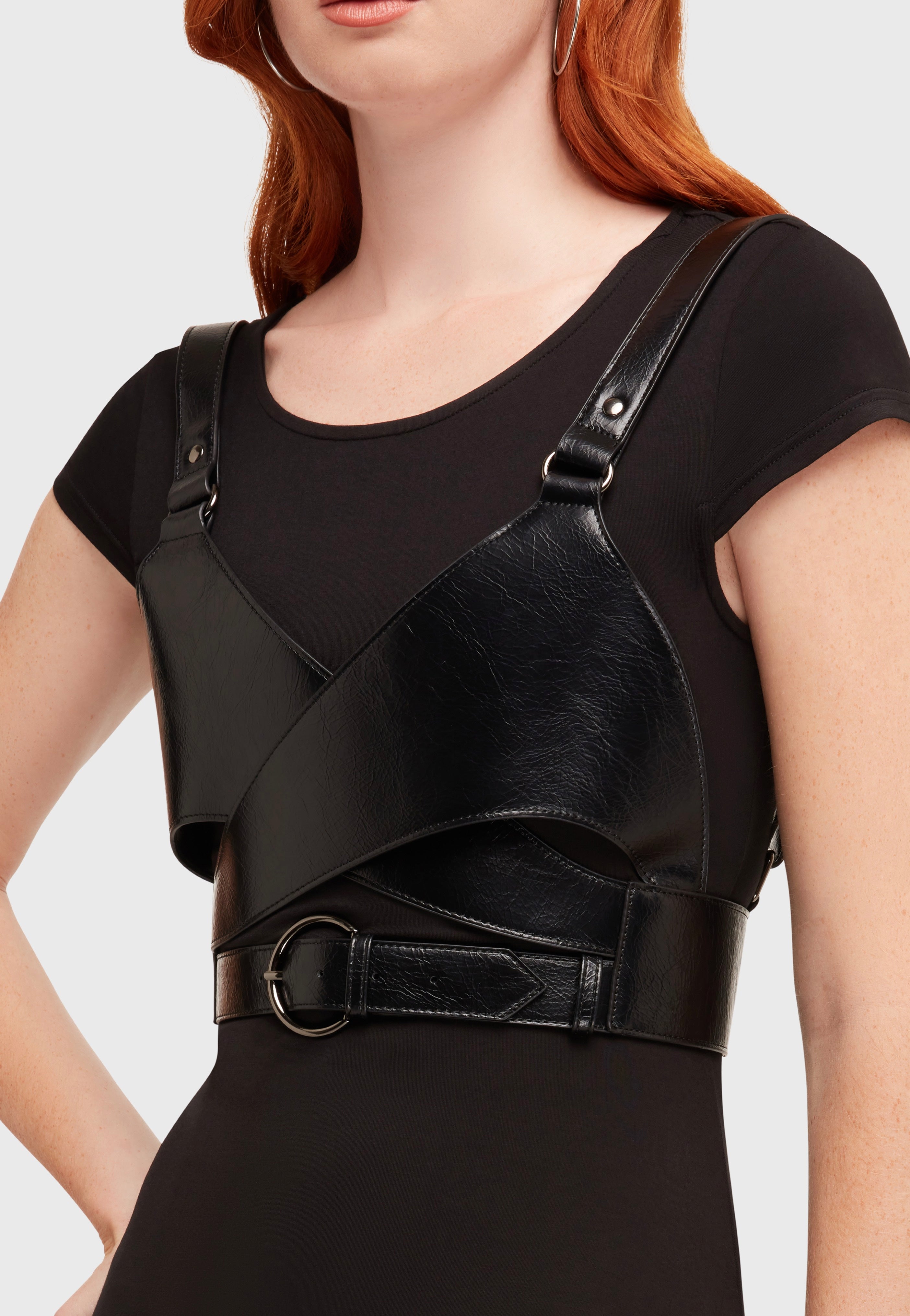 Killstar Black Harness Belt Ceinture Leg Harness - Killstar Women main image 2
