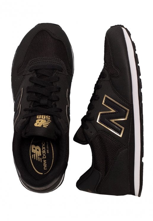 new balance black with gold