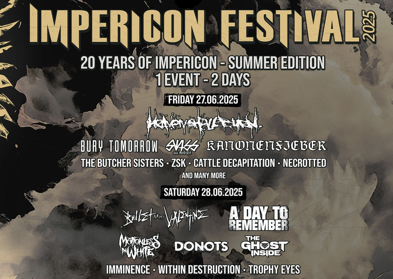A Day To Remember To Perform At Impericon Festival 2025!