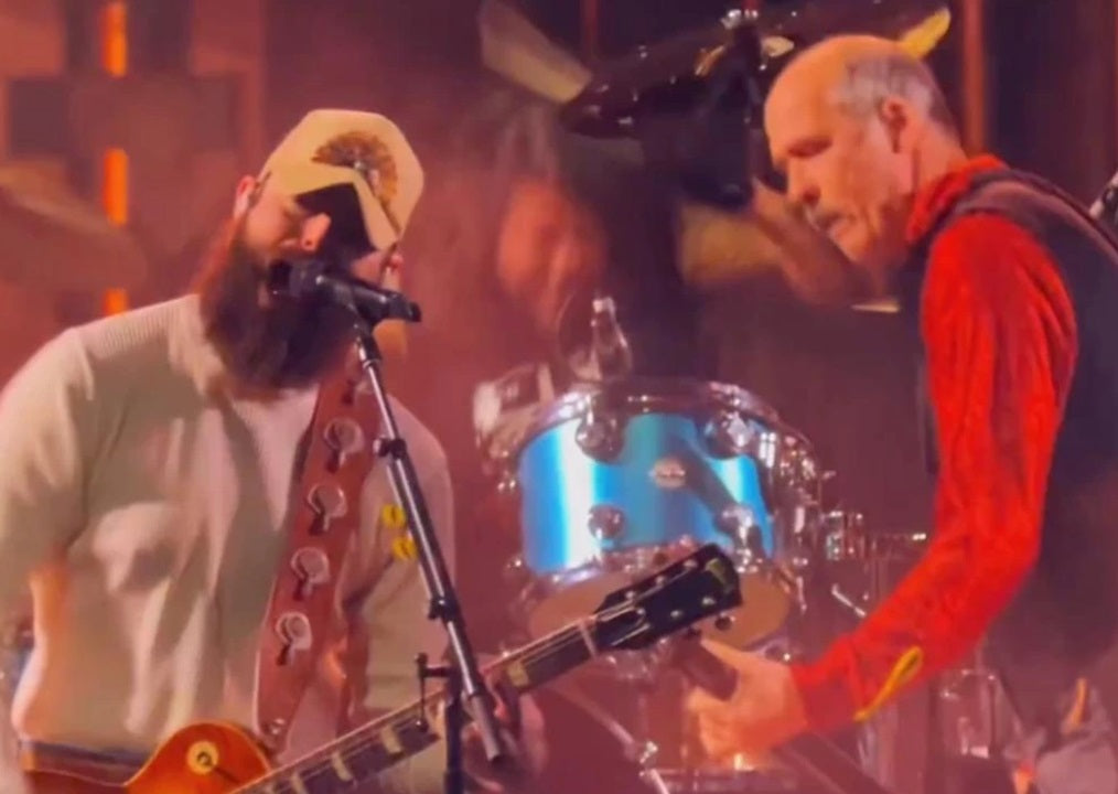 Post Nirvana: Former Nirvana Members & Post Malone Perform “Smells Like Teen Spirit”