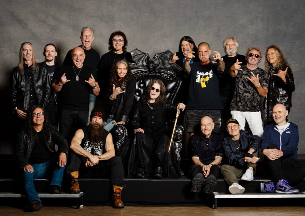 Black Sabbath Back To The Beginning Group Shot