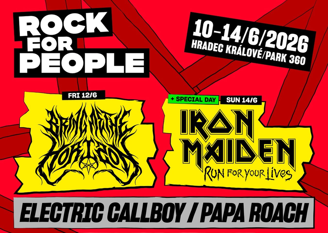 Rock For People 2026 Poster