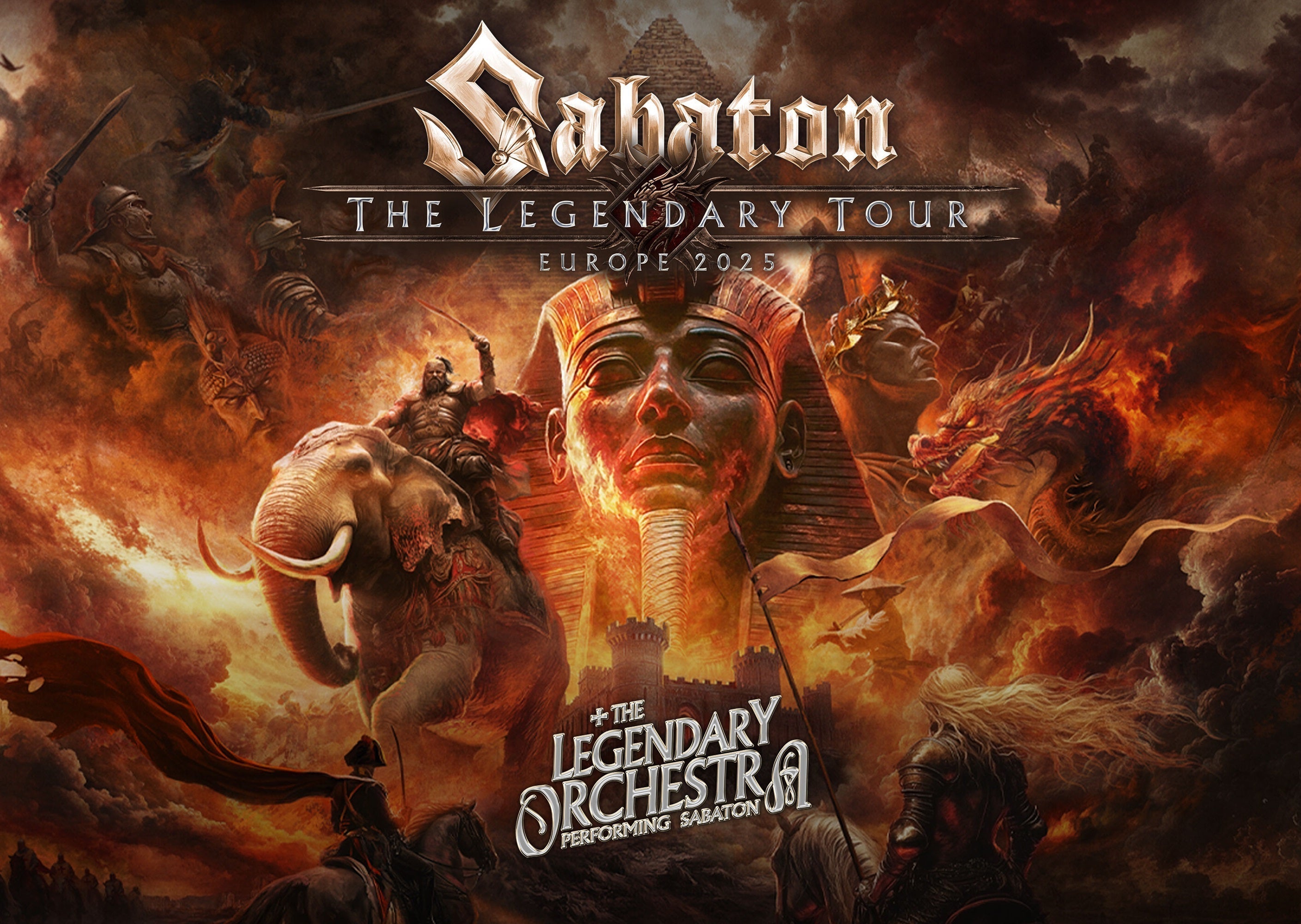 Sabaton Tour Poster 2025