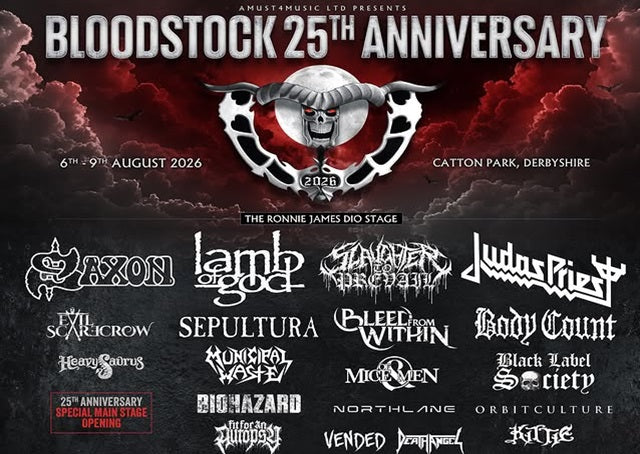 Bloodstock Lineup Poster 2026